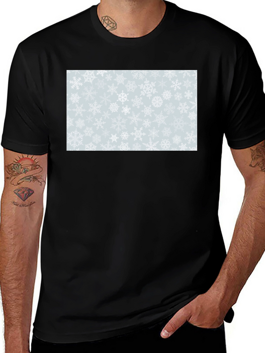 Snowflake Pattern T-Shirt