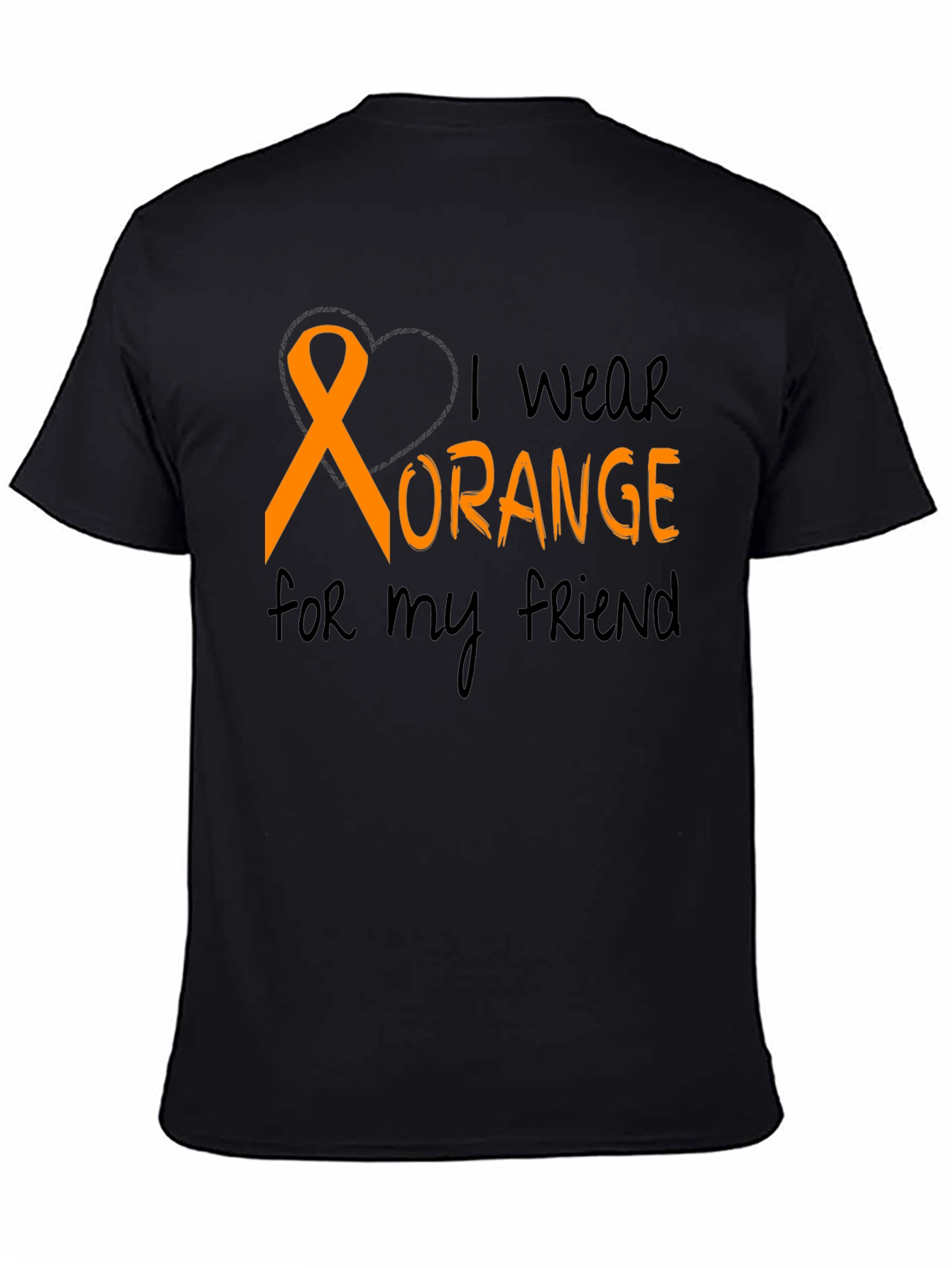 I Wear Orange T-Shirt Friend Support