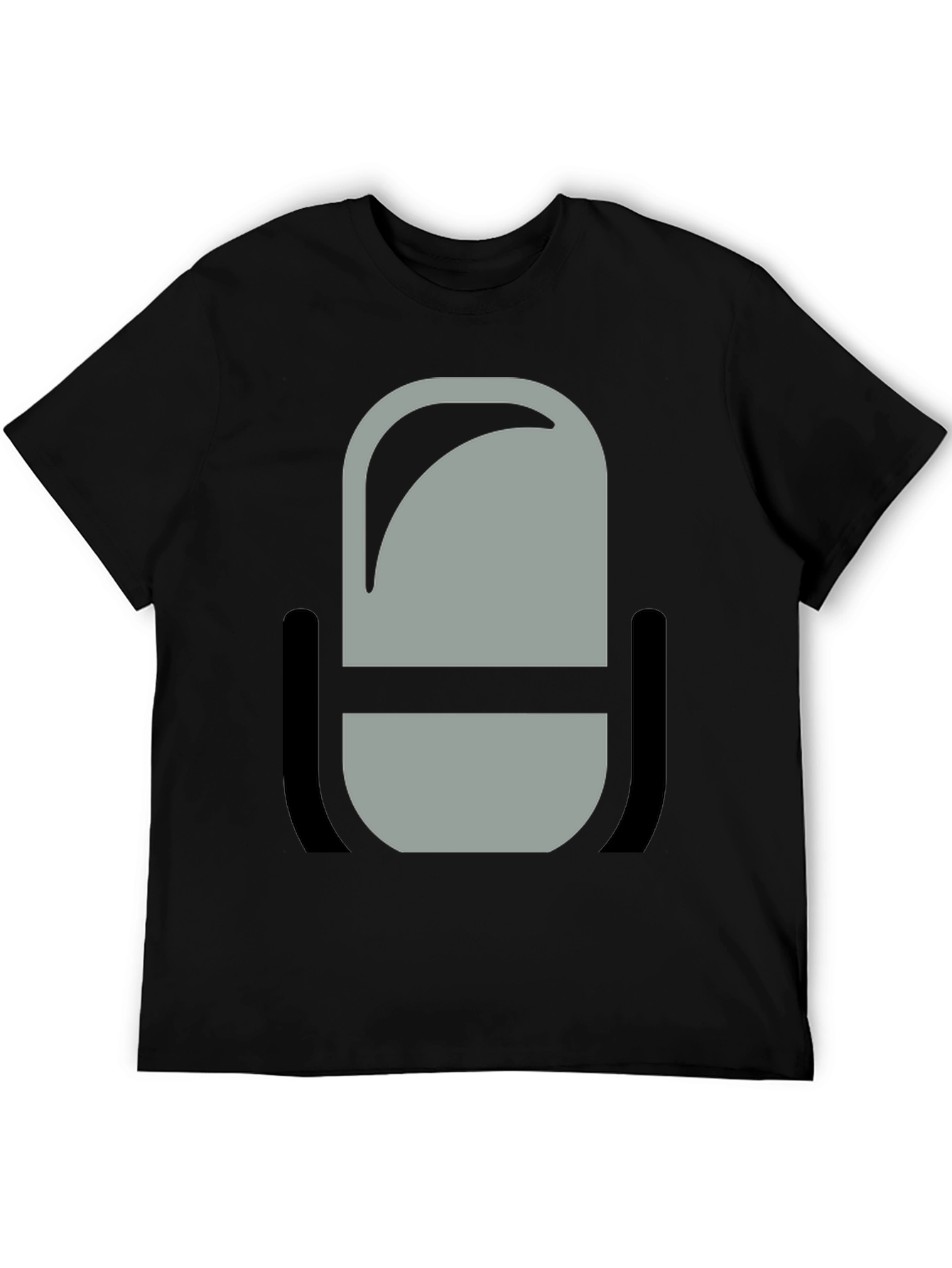 Podcast Microphone Graphic Tee - Black