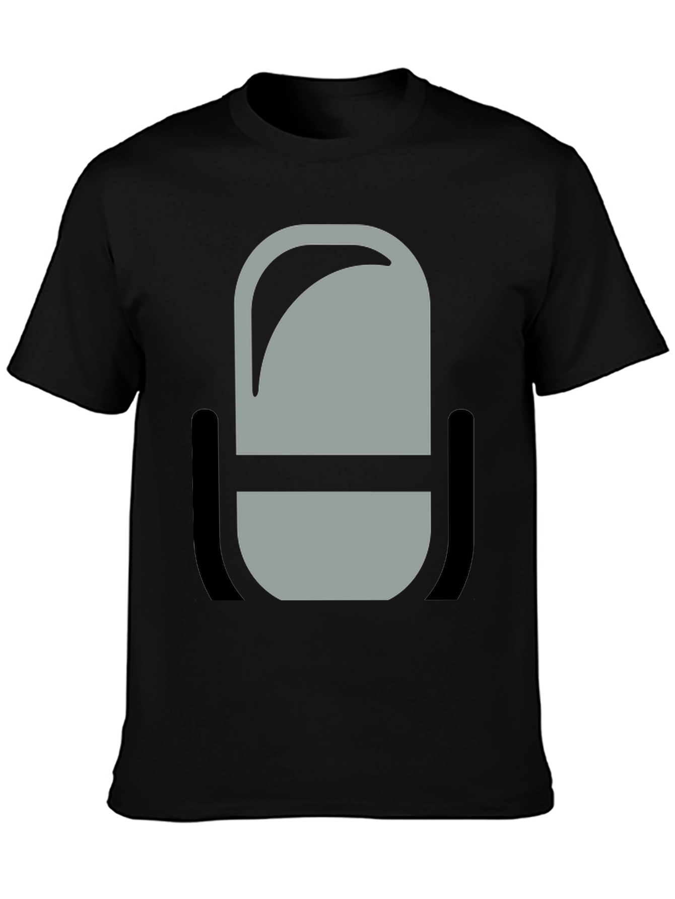Podcast Microphone Graphic Tee - Black