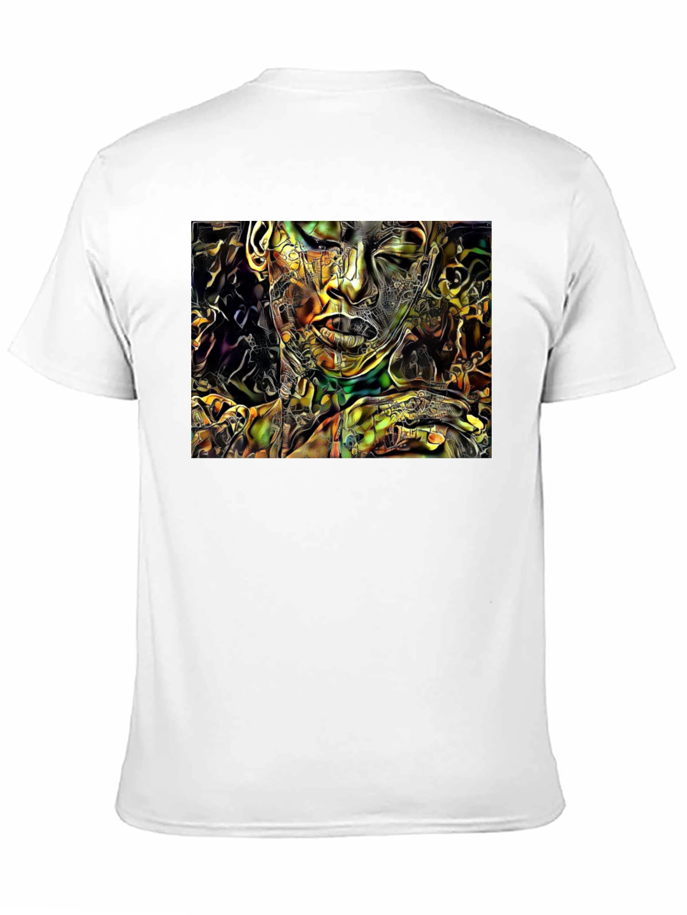 Abstract Art Graphic Black T-Shirt