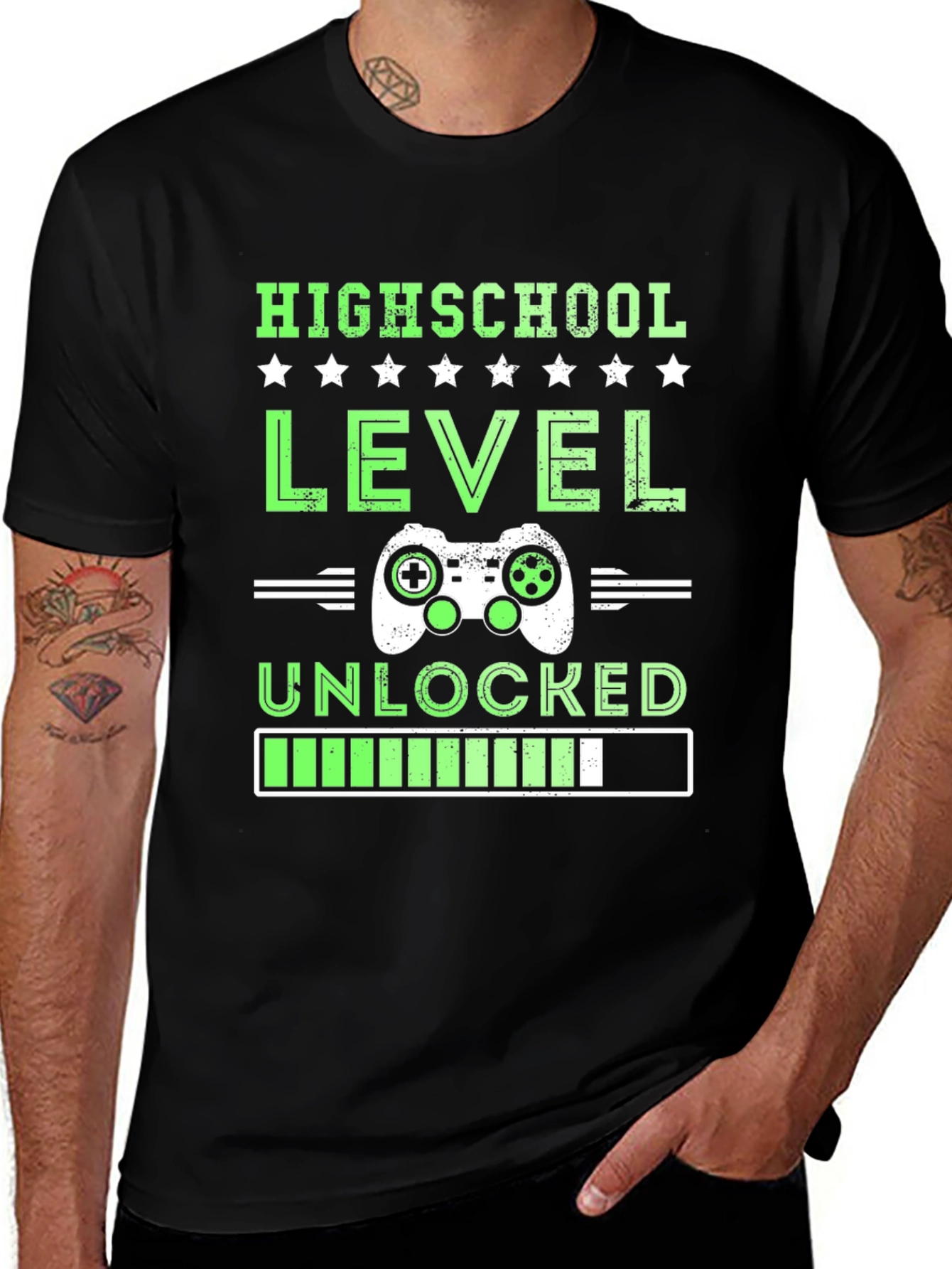 High School Level Unlocked T-Shirt Gamer Gift
