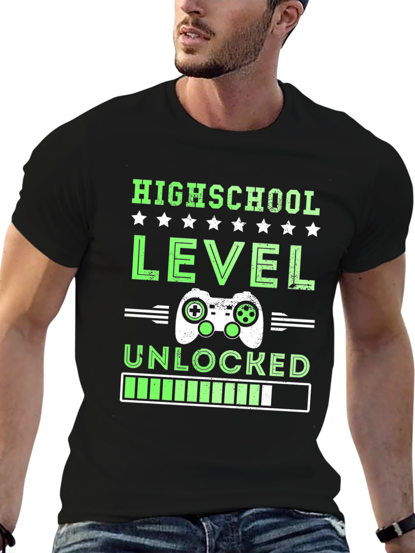 High School Level Unlocked T-Shirt Gamer Gift