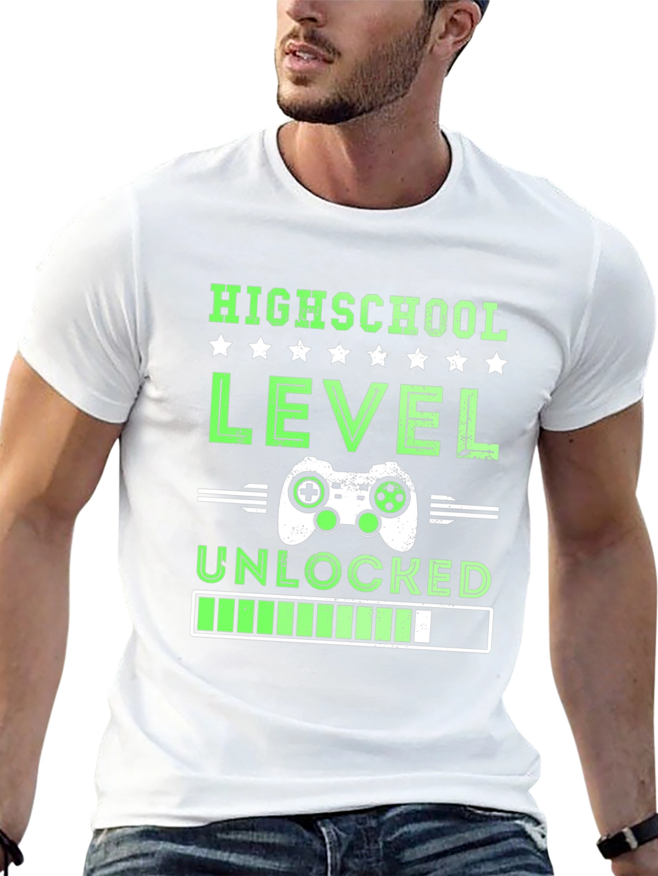High School Level Unlocked T-Shirt Gamer Gift