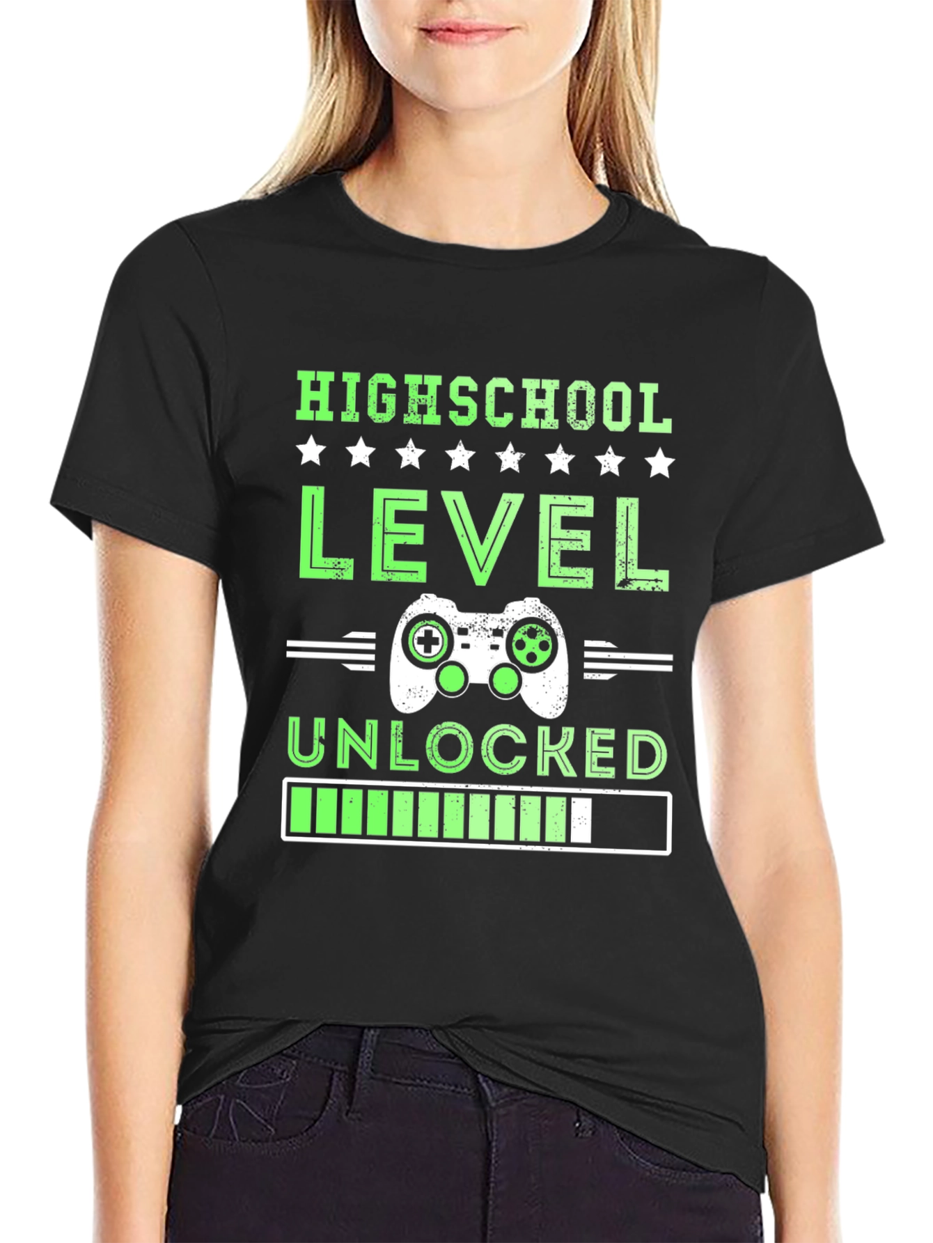 High School Level Unlocked T-Shirt Gamer Gift