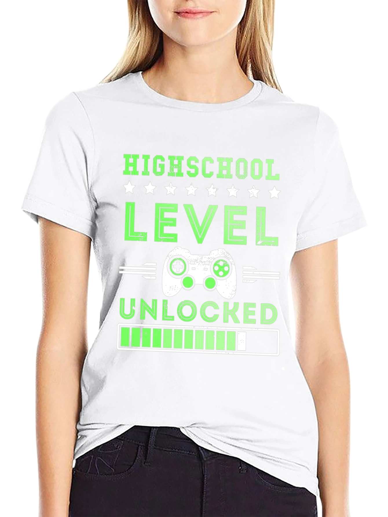 High School Level Unlocked T-Shirt Gamer Gift