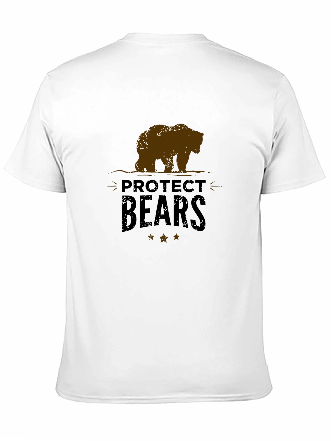 Protect Bears Graphic Tee - Black