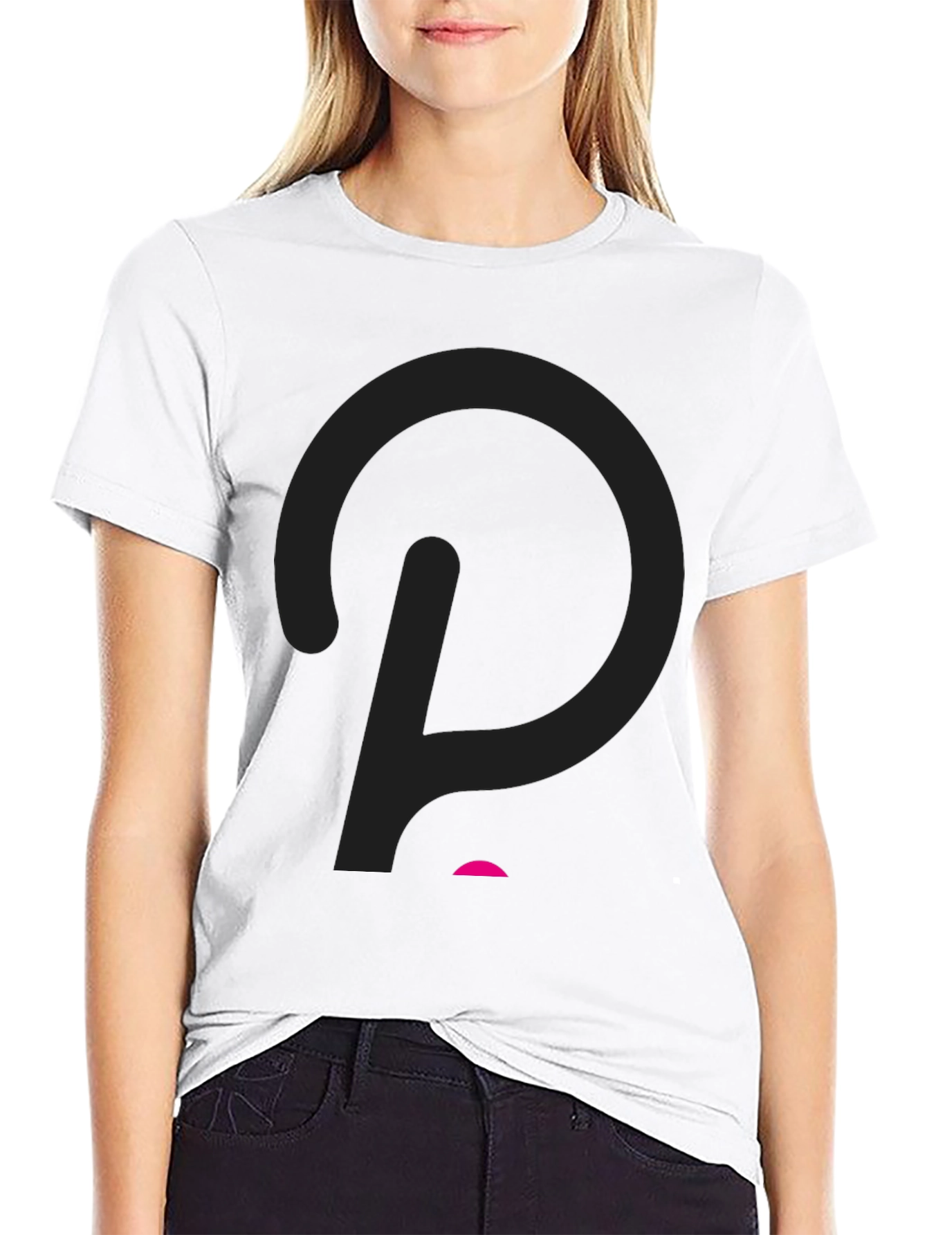 Modern Black T-Shirt with Abstract Logo