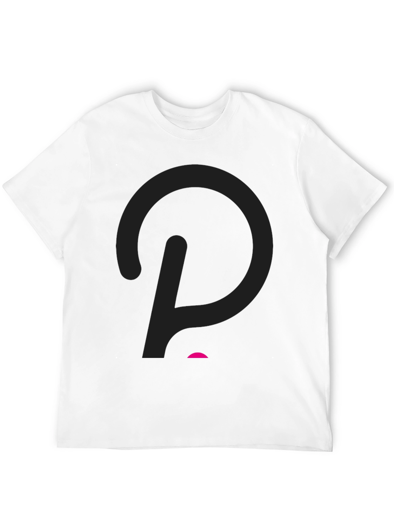 Modern Black T-Shirt with Abstract Logo