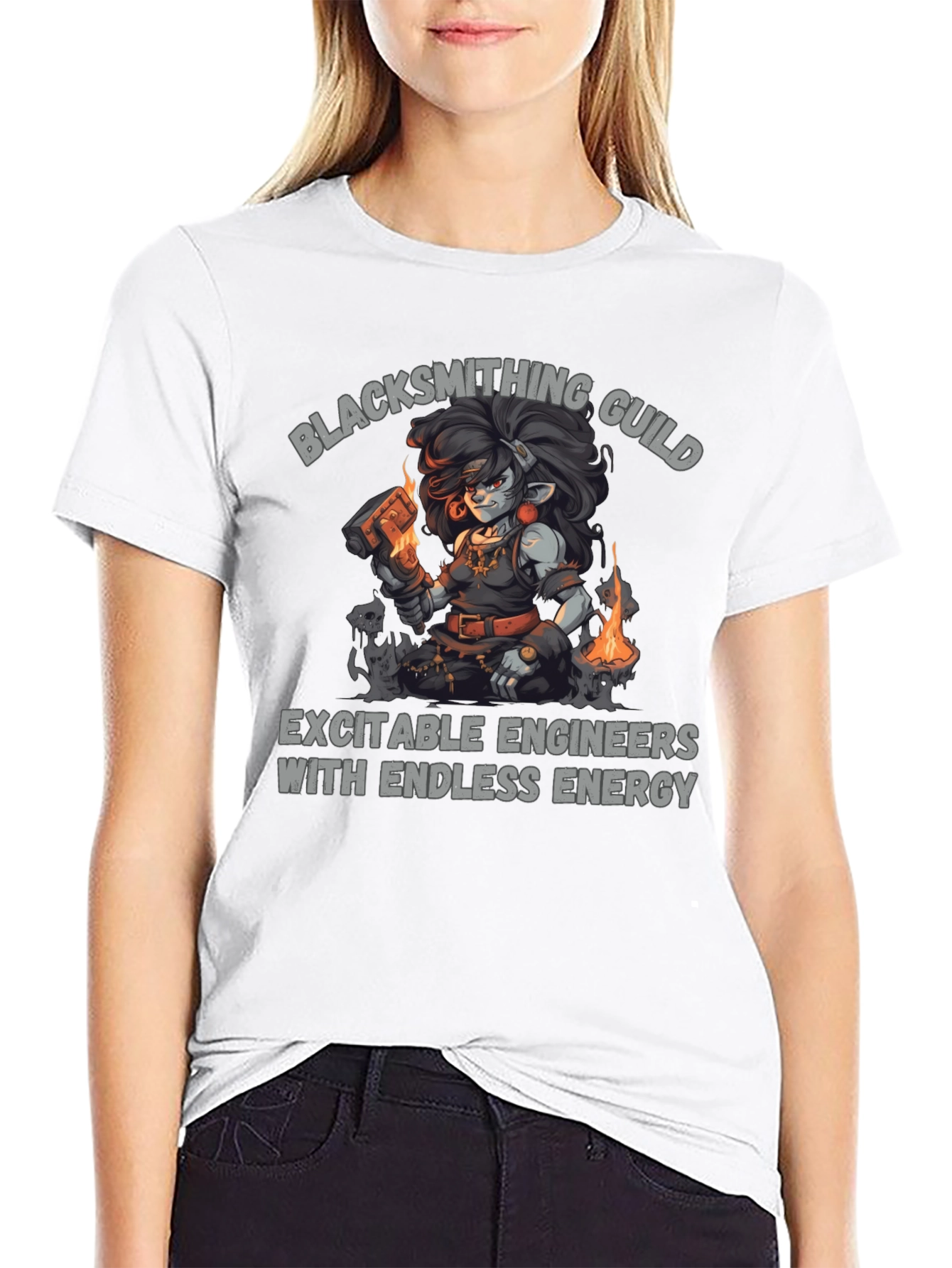 Blacksmithing Guild T-Shirt - Exciteable Engineers Tee