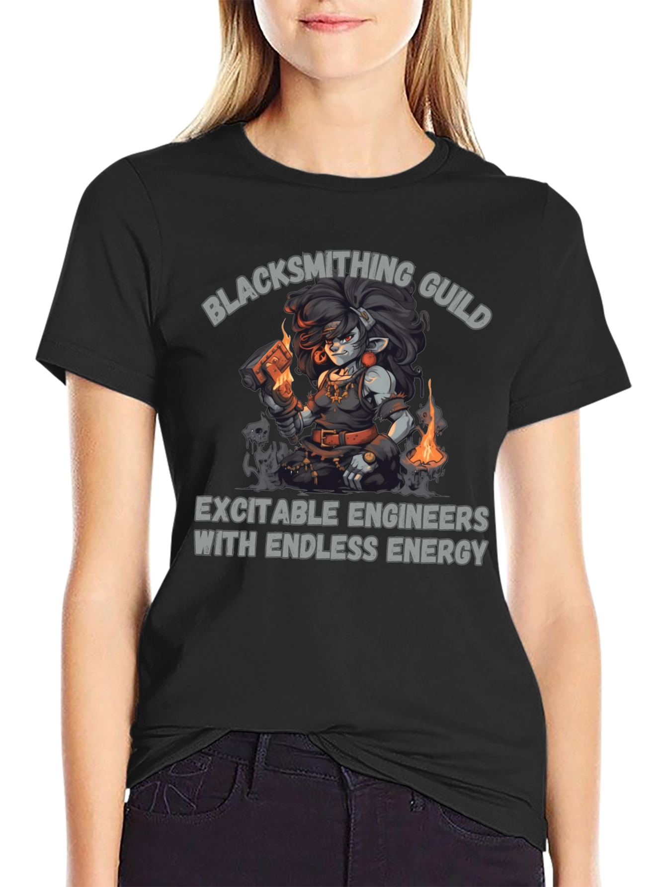 Blacksmithing Guild T-Shirt - Exciteable Engineers Tee