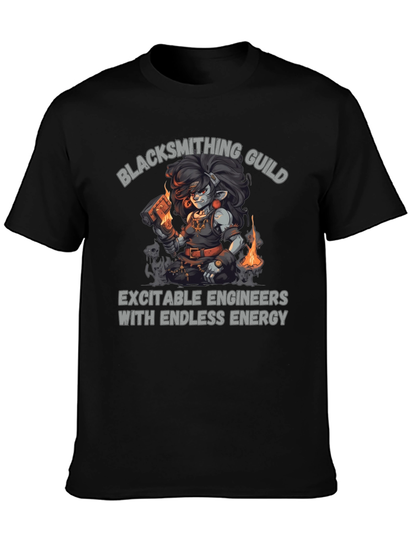 Blacksmithing Guild T-Shirt - Exciteable Engineers Tee