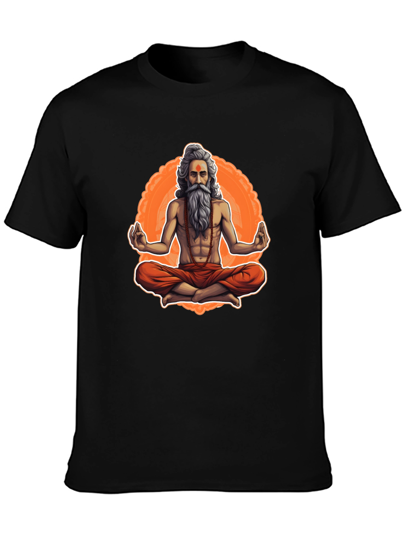 Meditating Yogi Graphic Tee - Spiritual Vibe