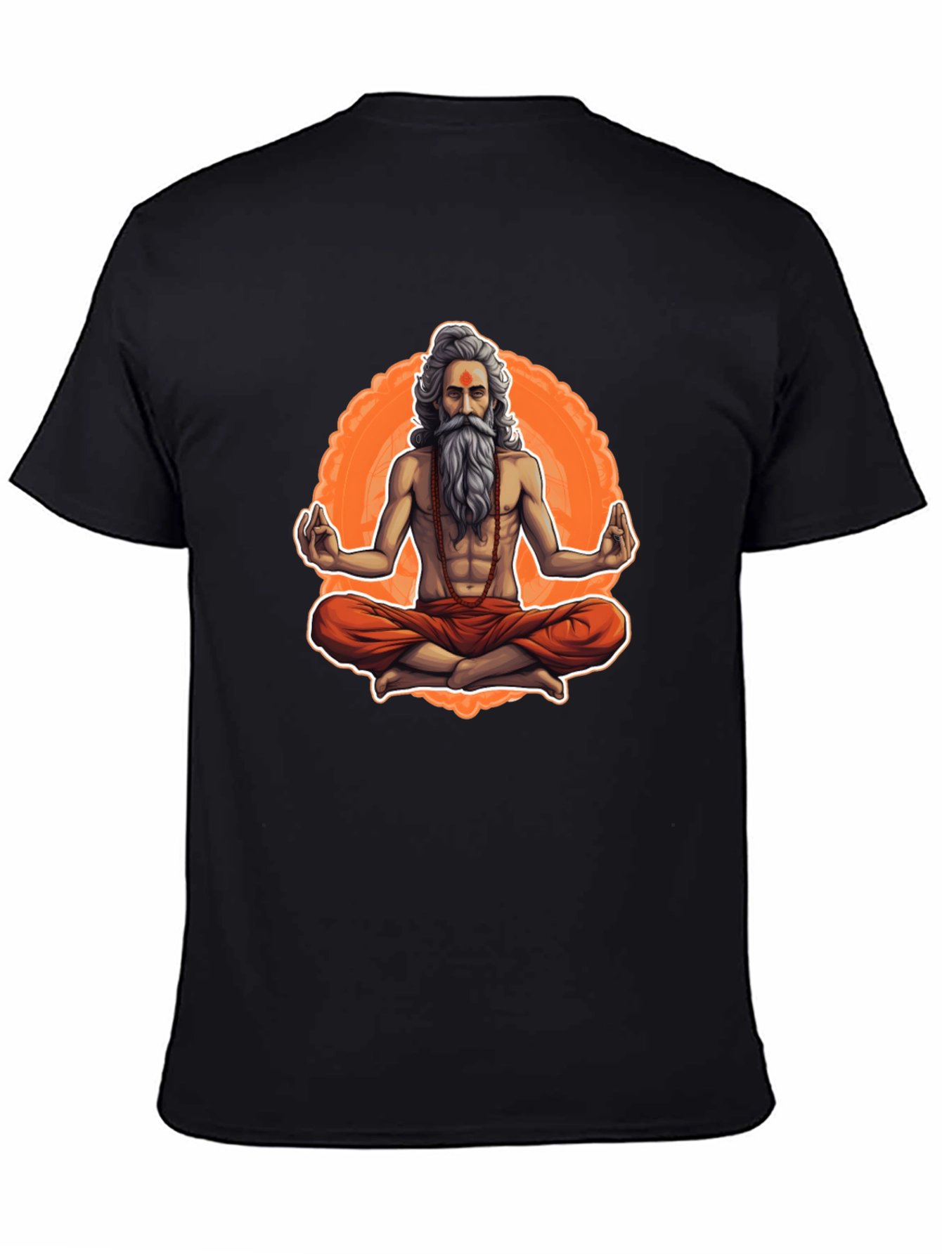 Meditating Yogi Graphic Tee - Spiritual Vibe