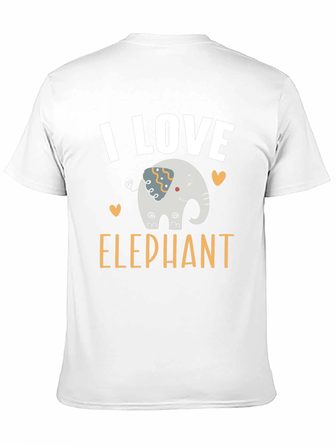 I Love Elephant Graphic T-Shirt