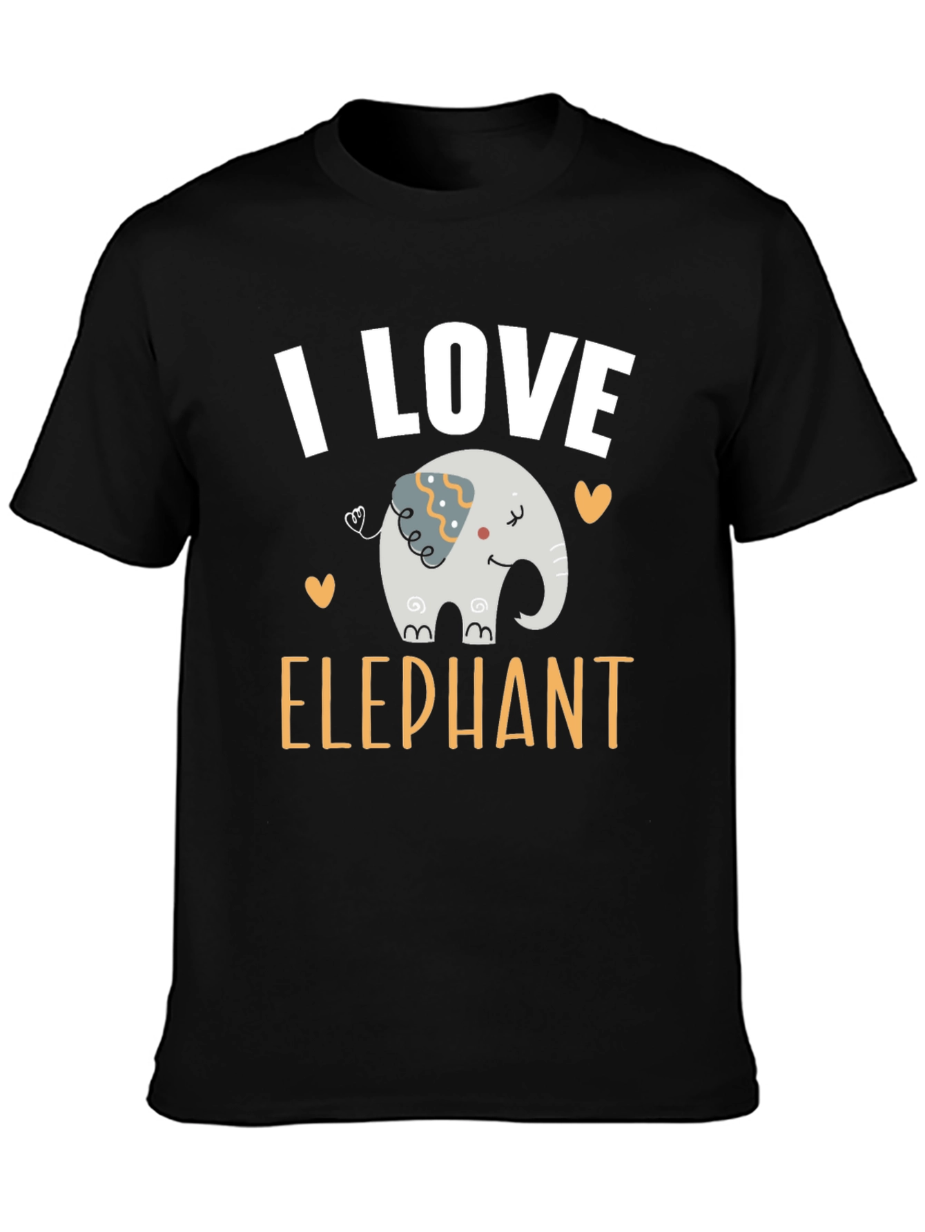 I Love Elephant Graphic T-Shirt