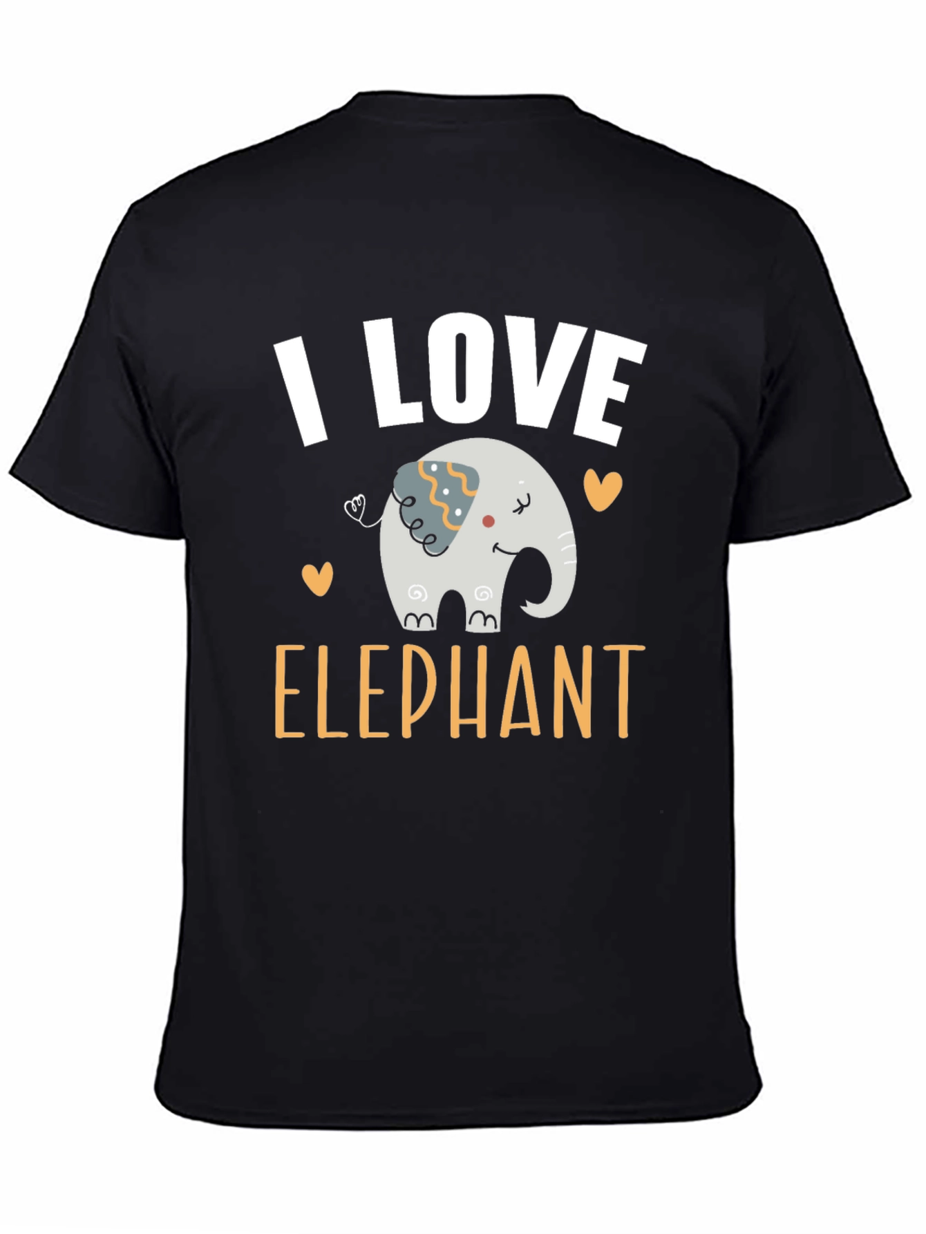 I Love Elephant Graphic T-Shirt