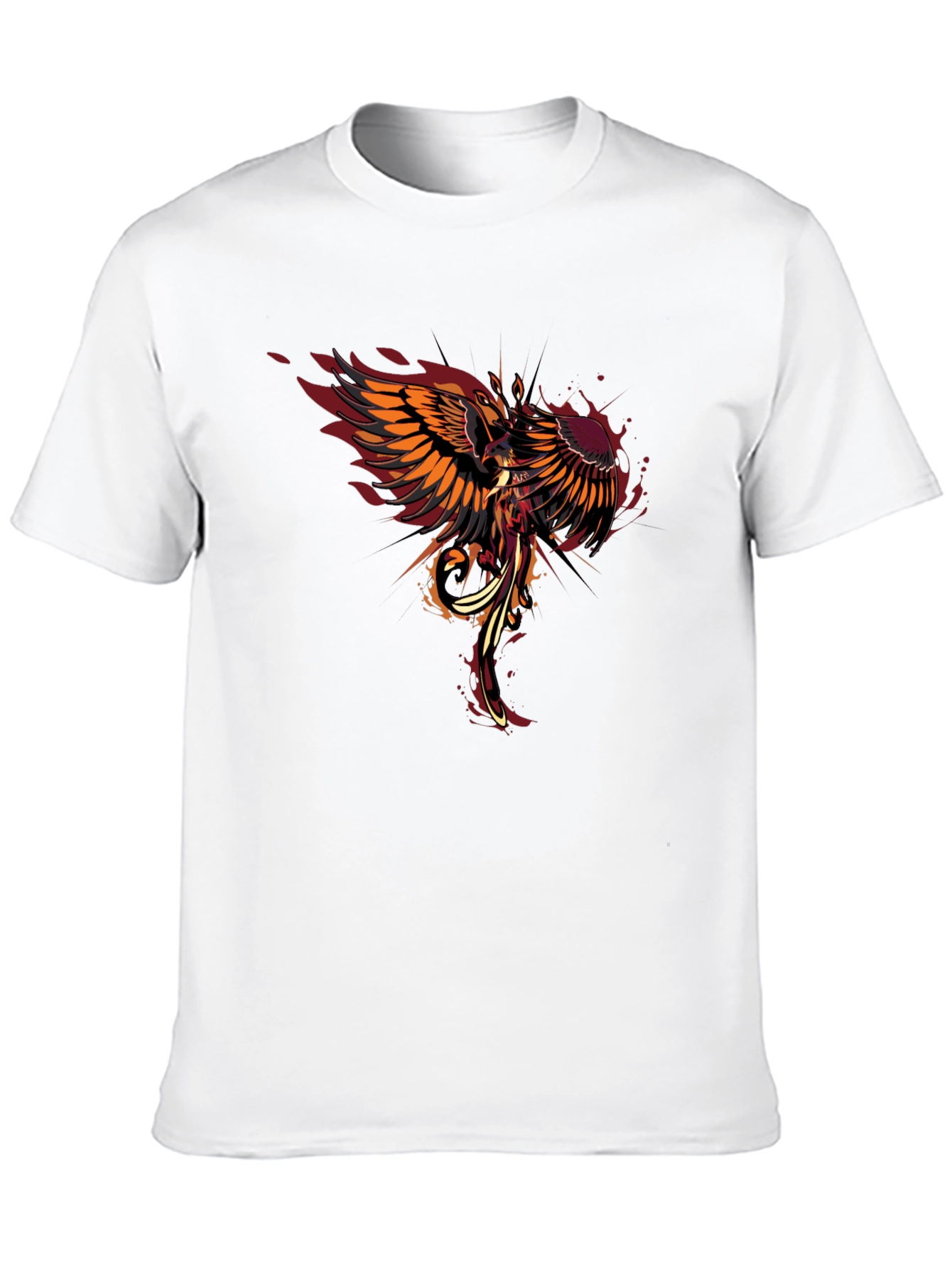 Phoenix Graphic T-Shirt - Bold Bird Design