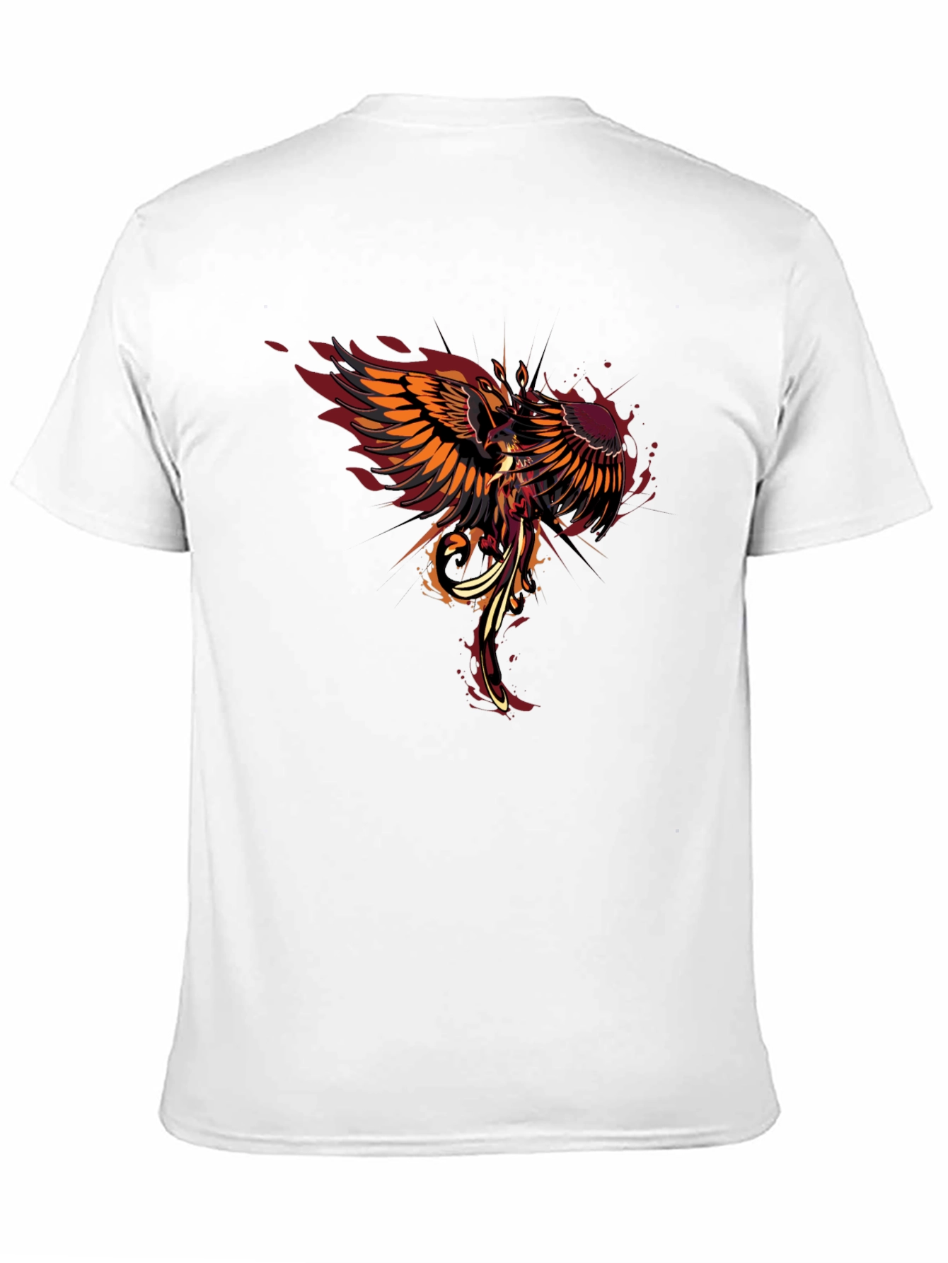 Phoenix Graphic T-Shirt - Bold Bird Design