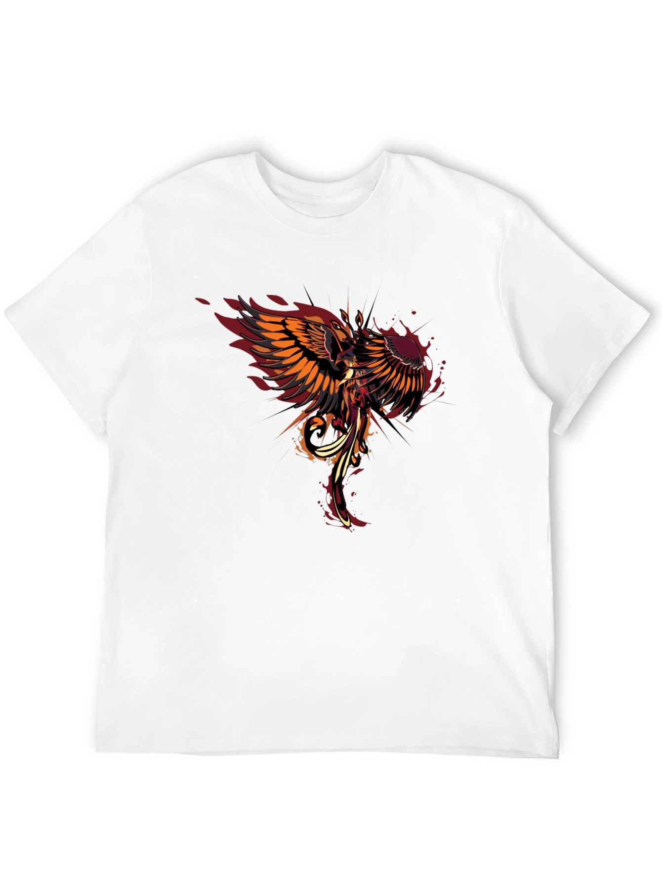 Phoenix Graphic T-Shirt - Bold Bird Design