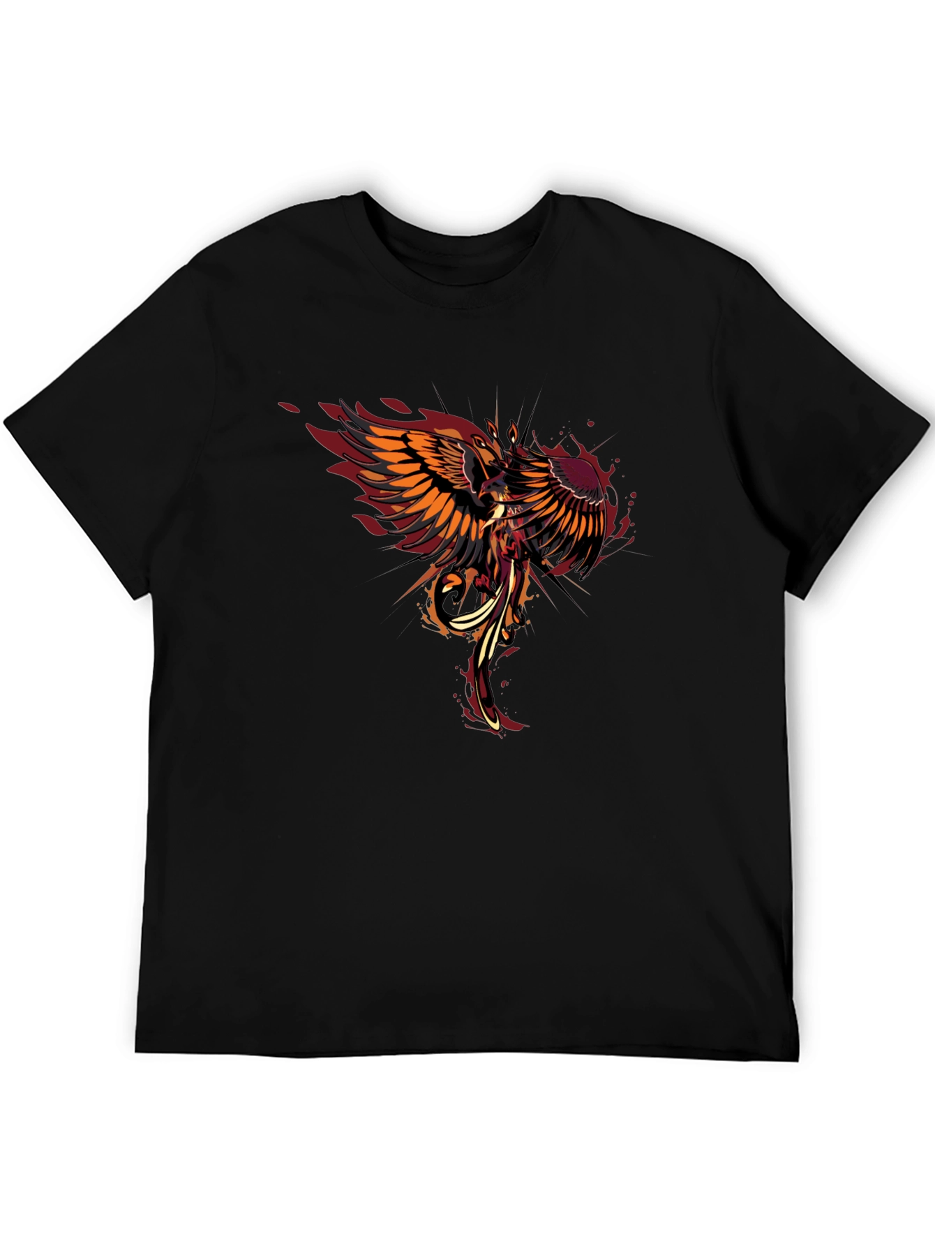 Phoenix Graphic T-Shirt - Bold Bird Design