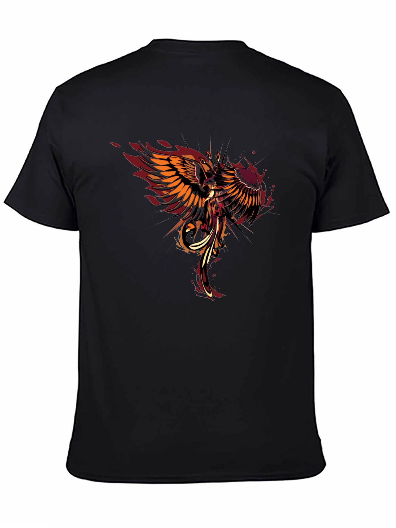 Phoenix Graphic T-Shirt - Bold Bird Design