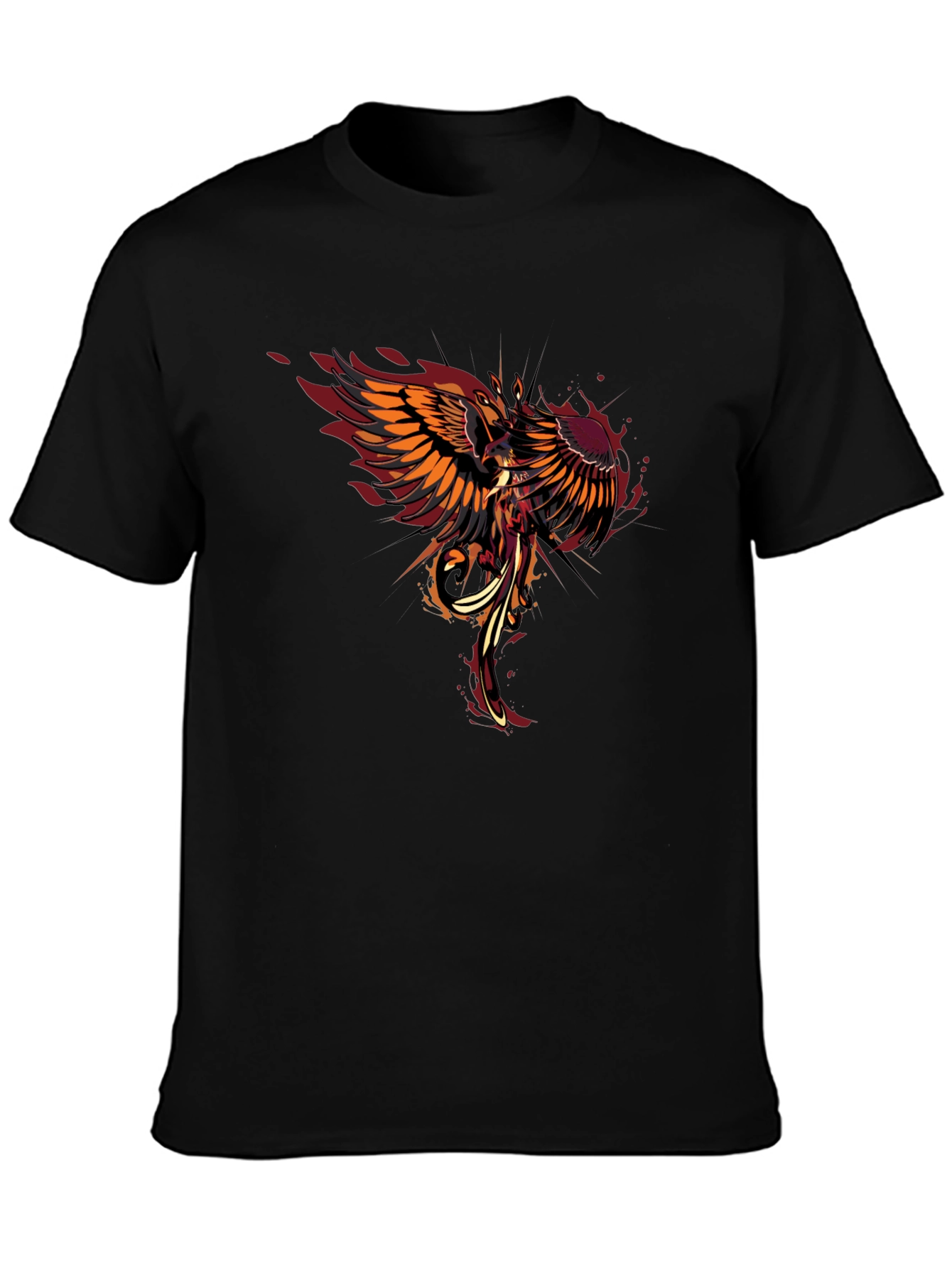 Phoenix Graphic T-Shirt - Bold Bird Design