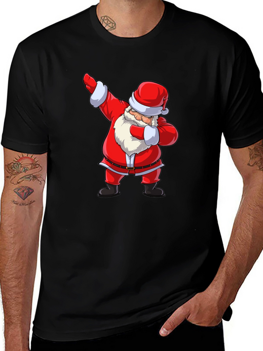 Santa Dabbing Graphic T-Shirt - Holiday Cheer