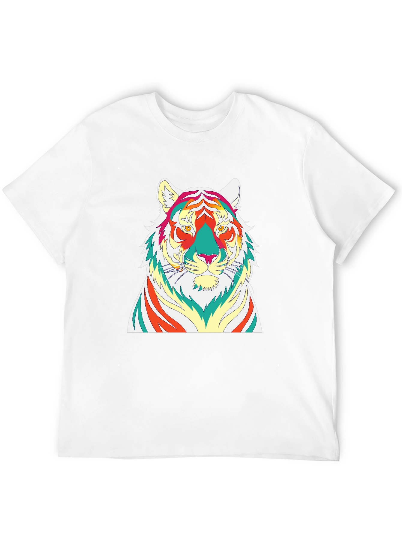 Vibrant Tiger Graphic Tee - Modern Style