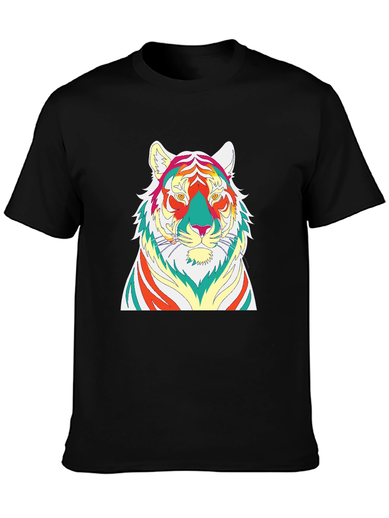 Vibrant Tiger Graphic Tee - Modern Style