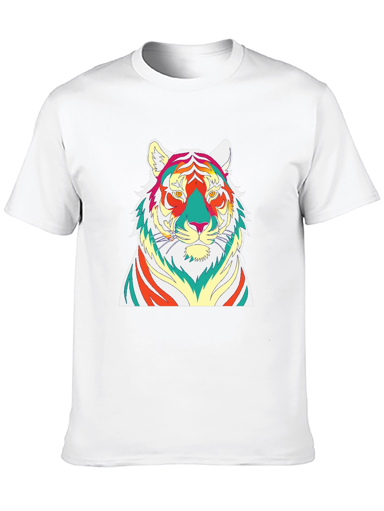 Vibrant Tiger Graphic Tee - Modern Style