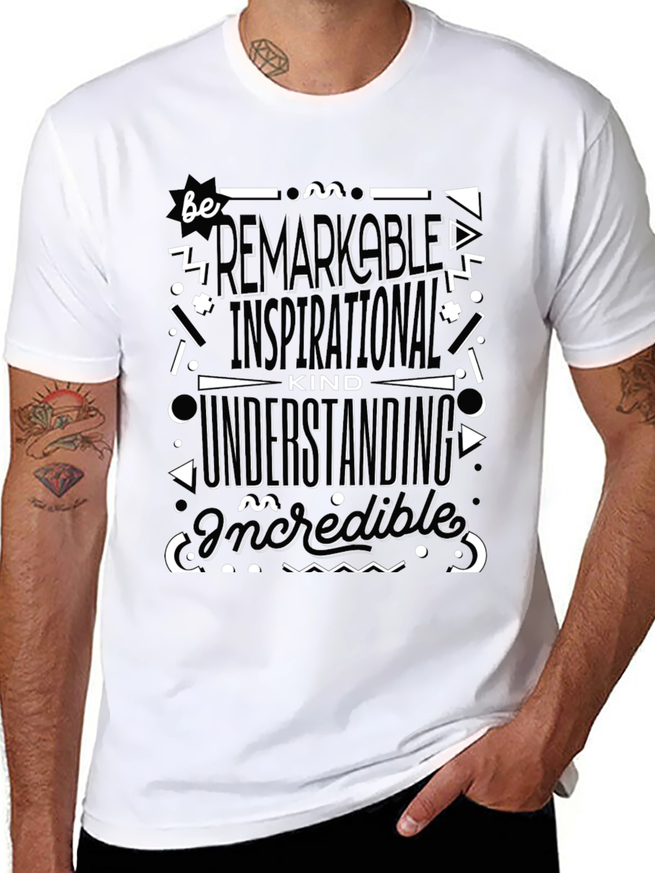 Be Remarkable T-Shirt - Inspirational Positive Tee