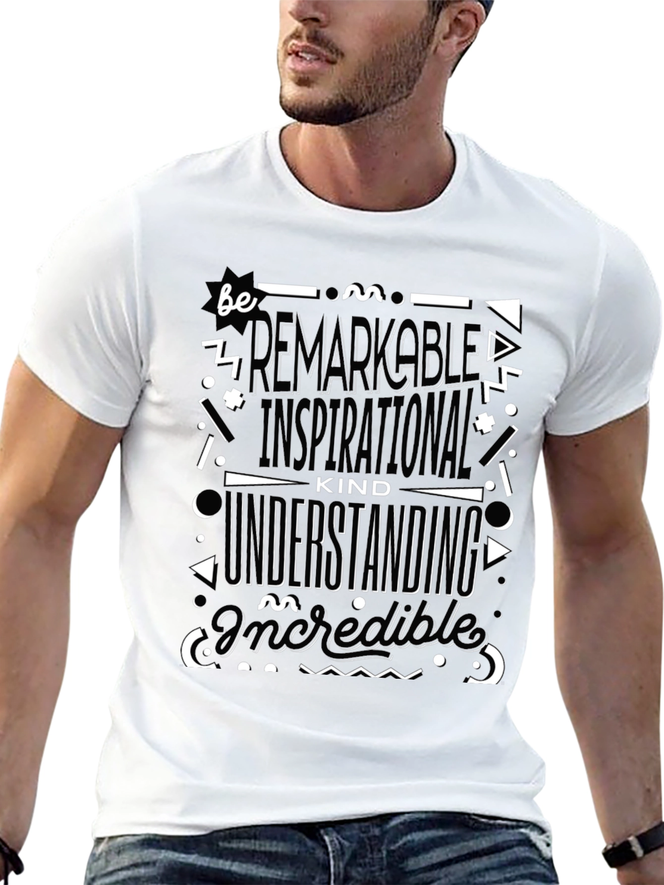 Be Remarkable T-Shirt - Inspirational Positive Tee