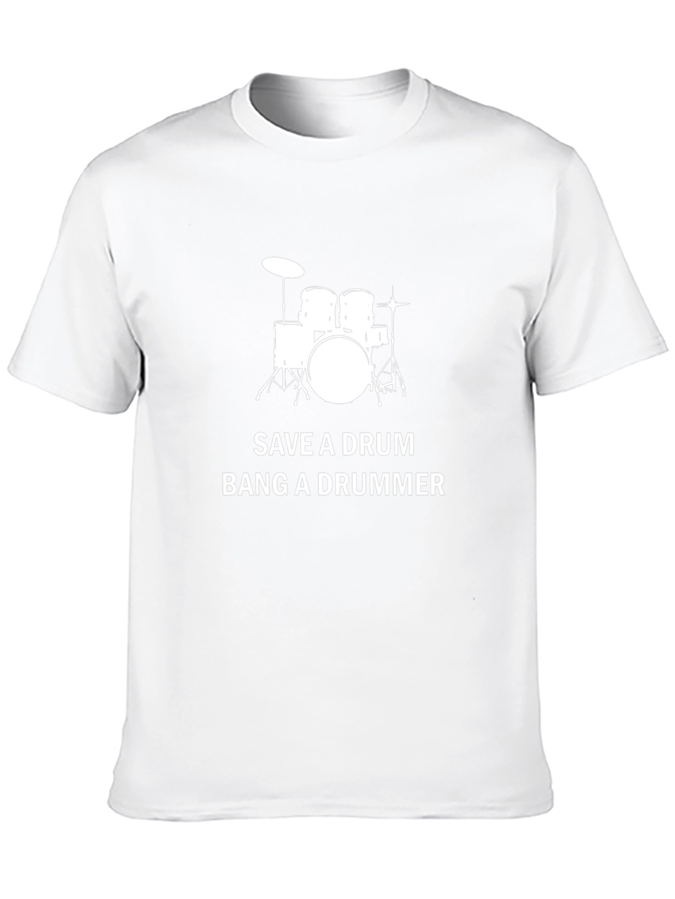 Save a Drum Bang a Drummer Black T-Shirt