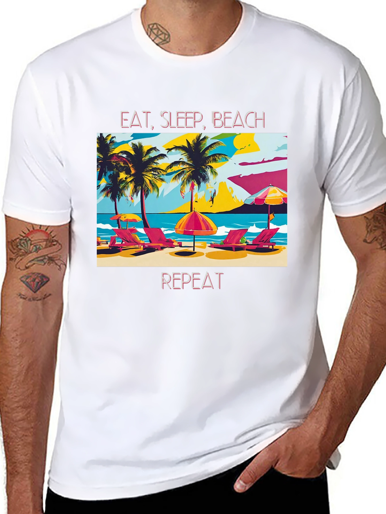 Eat Sleep Beach Repeat T-Shirt