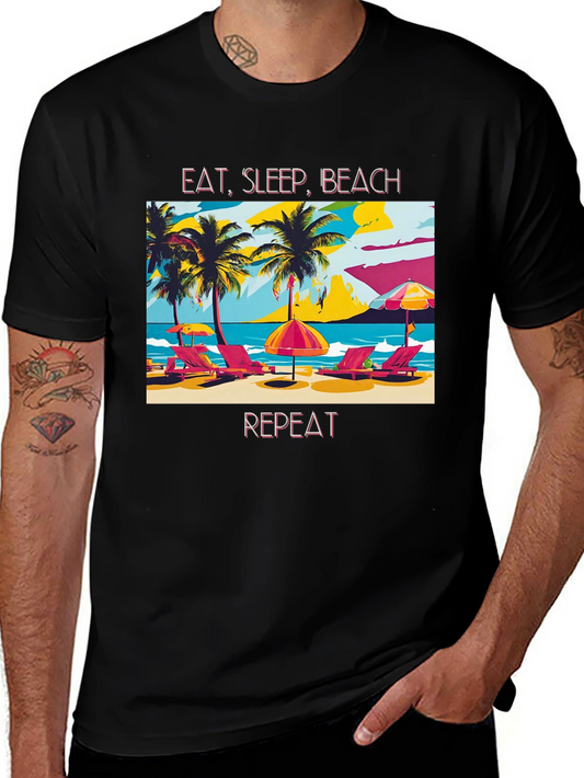 Eat Sleep Beach Repeat T-Shirt