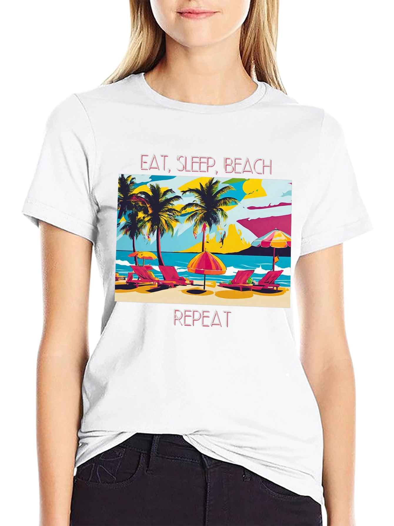 Eat Sleep Beach Repeat T-Shirt