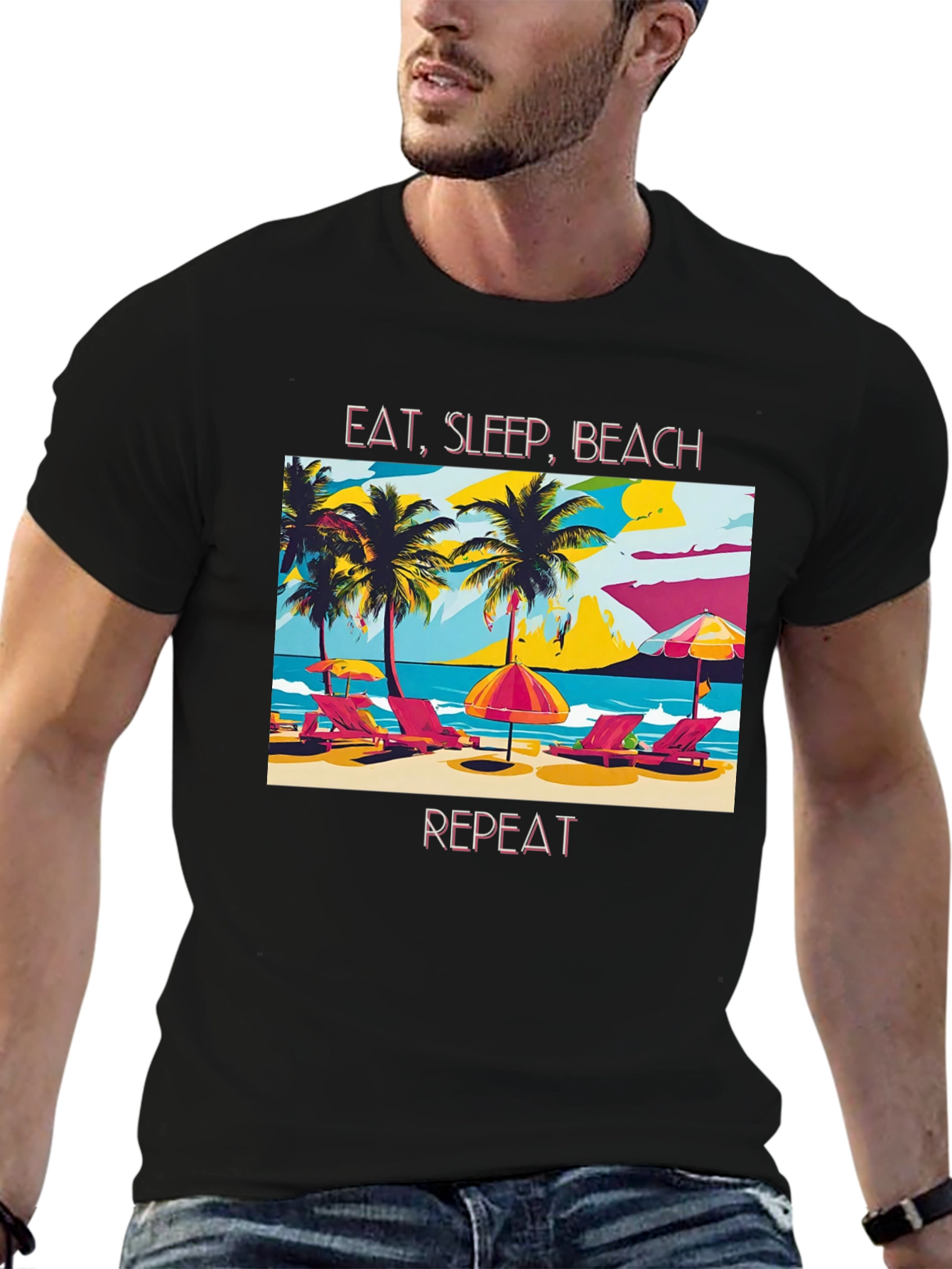 Eat Sleep Beach Repeat T-Shirt