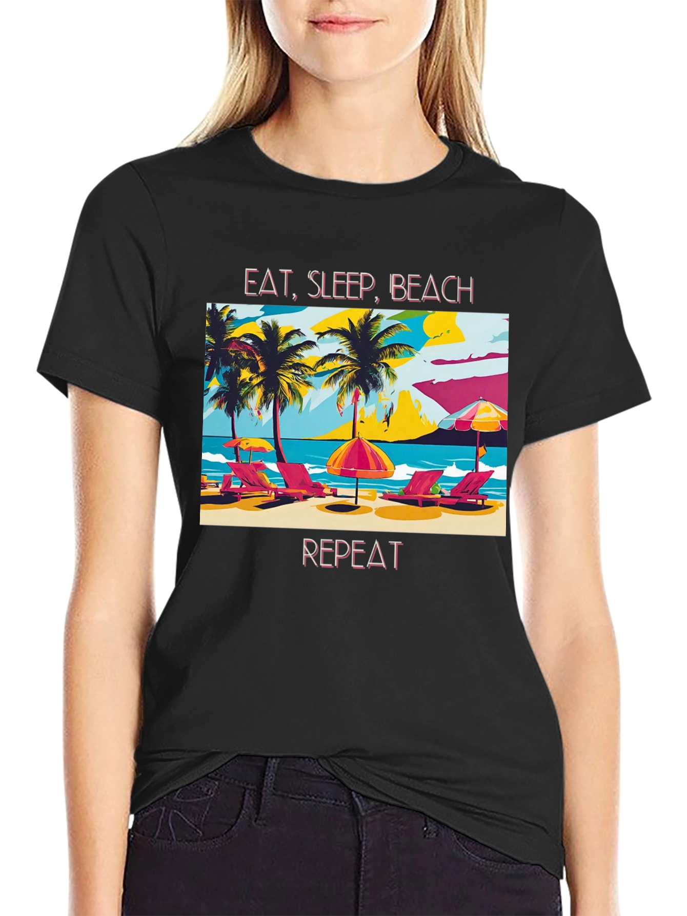 Eat Sleep Beach Repeat T-Shirt