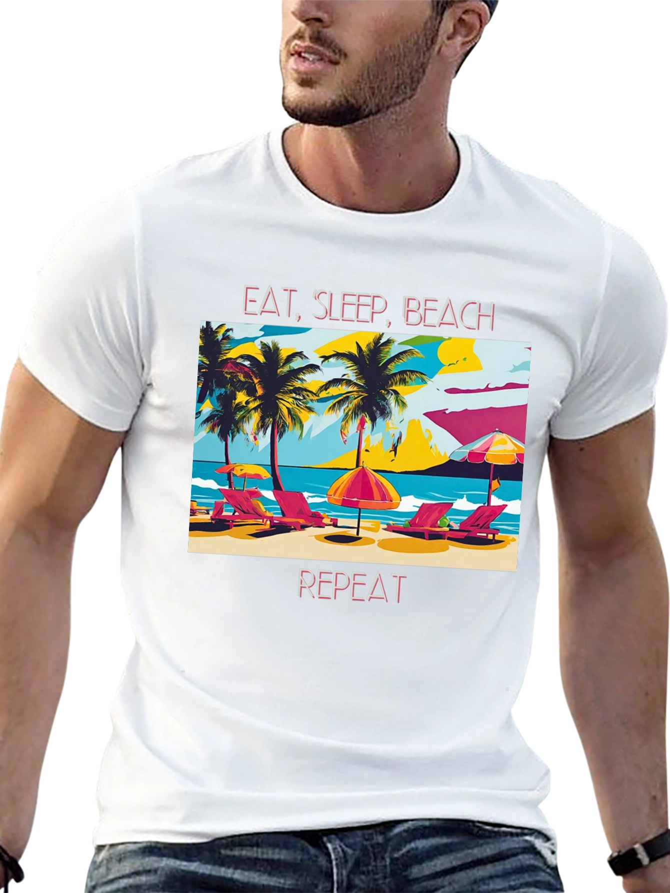 Eat Sleep Beach Repeat T-Shirt