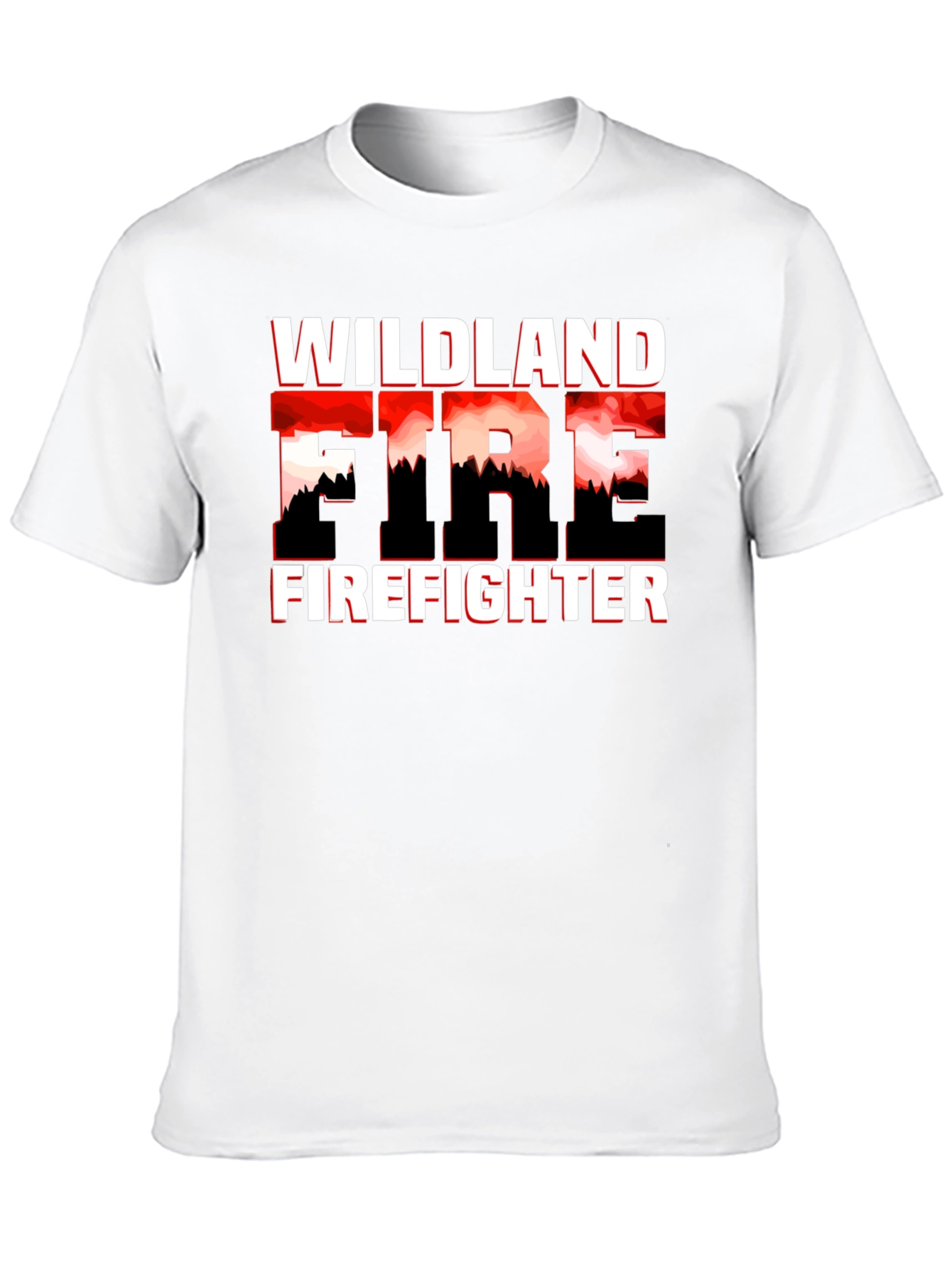 Wildland Firefighter Graphic T-Shirt - Black