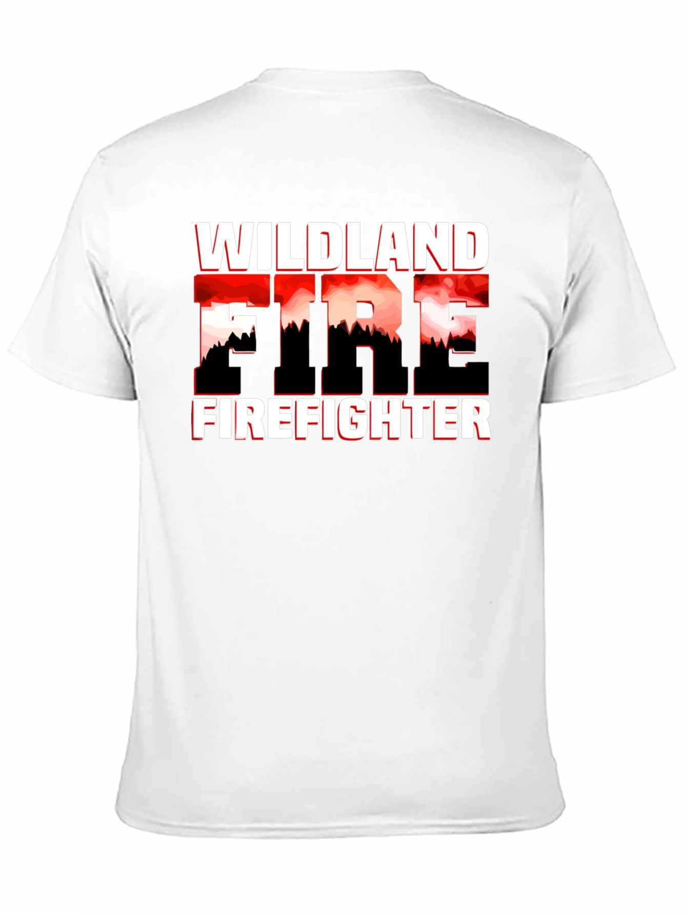 Wildland Firefighter Graphic T-Shirt - Black