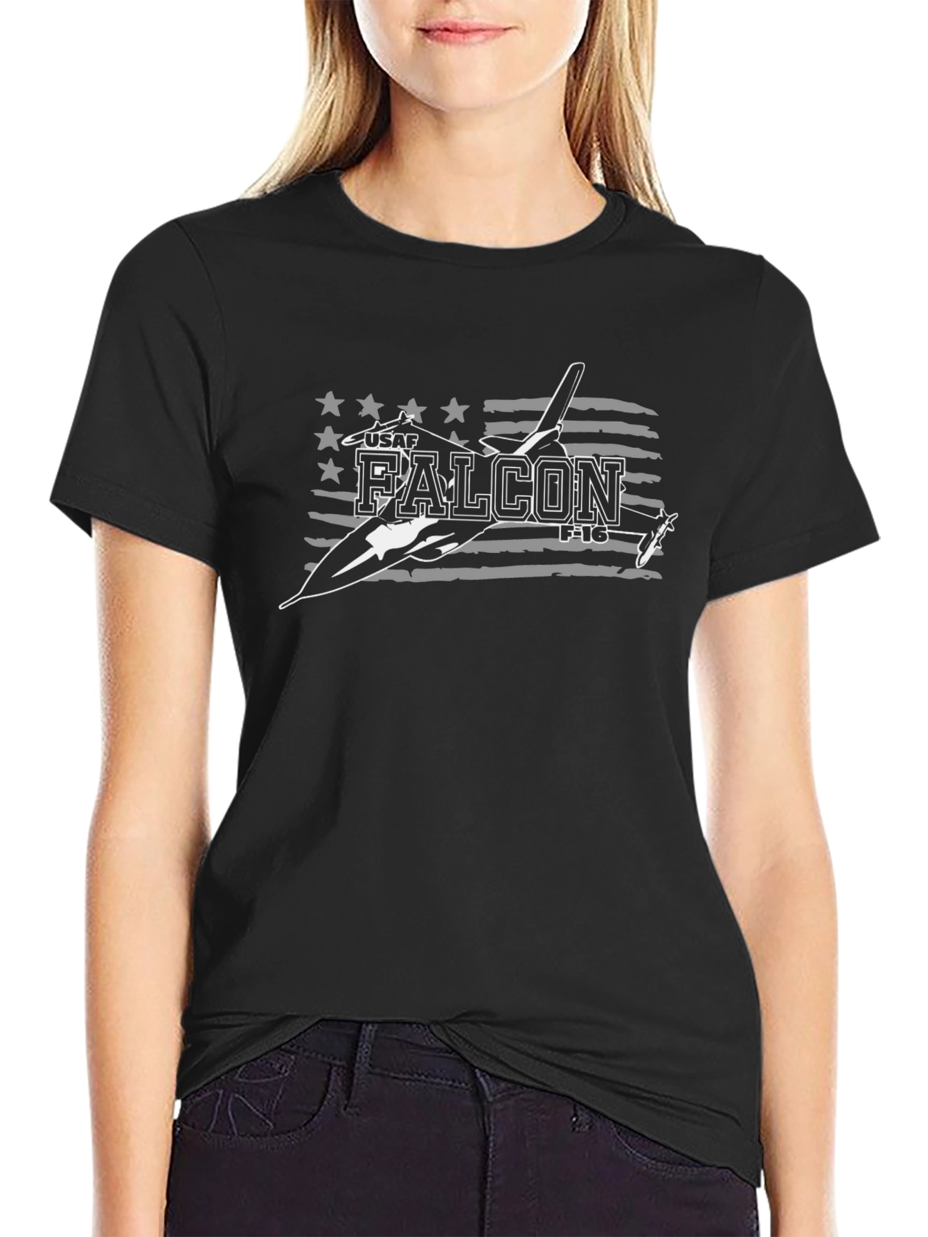 USAF Falcon F-16 Graphic T-Shirt