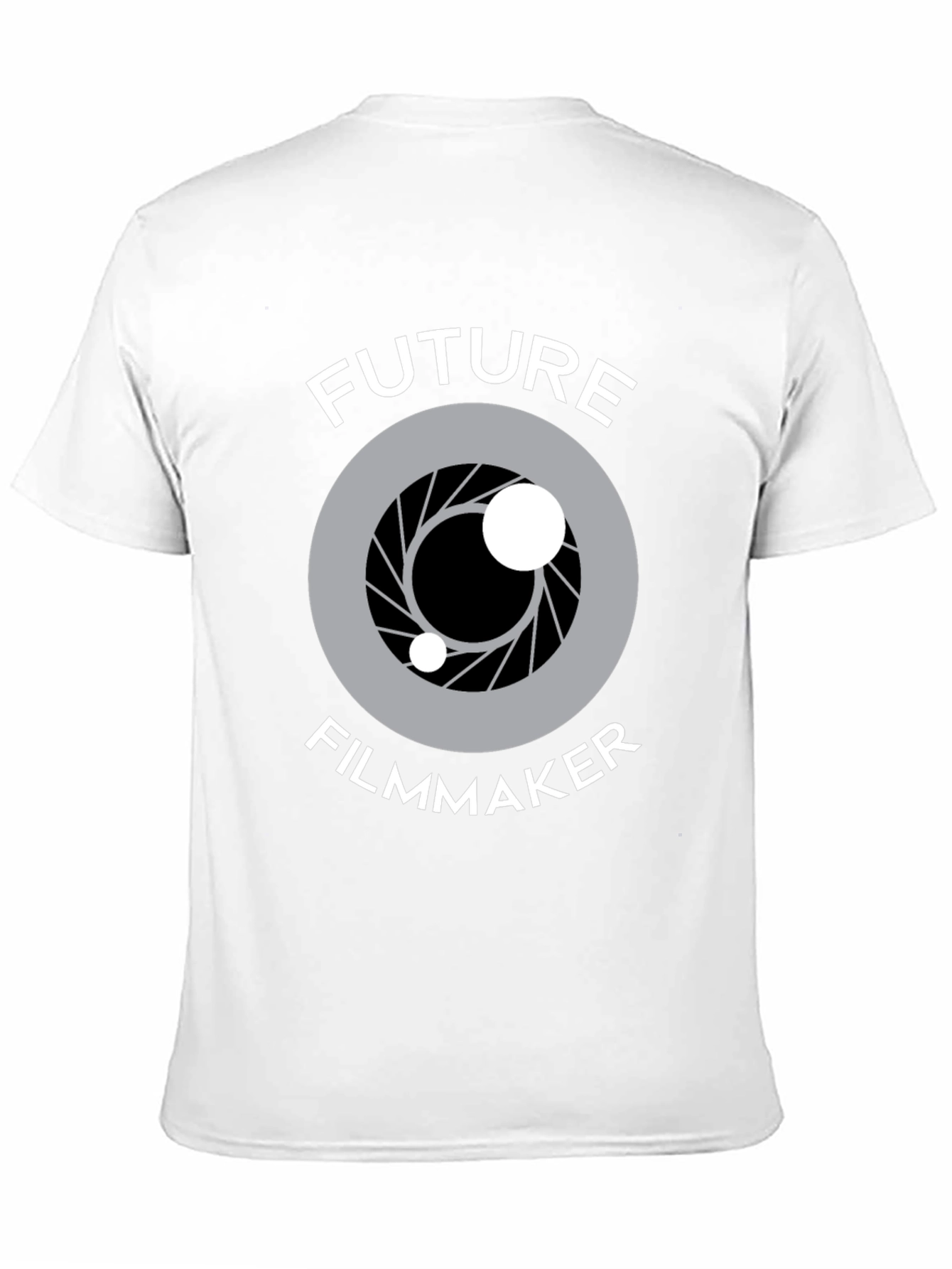 Future Filmmaker T-Shirt - Camera Lens Graphic Tee
