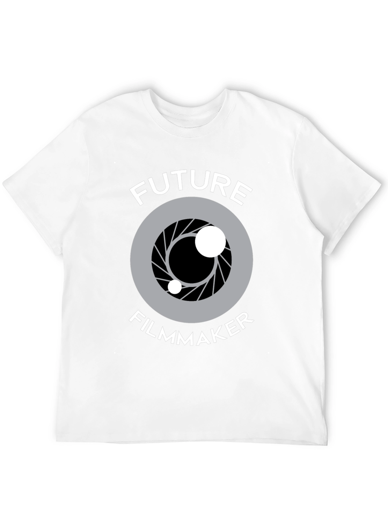 Future Filmmaker T-Shirt - Camera Lens Graphic Tee