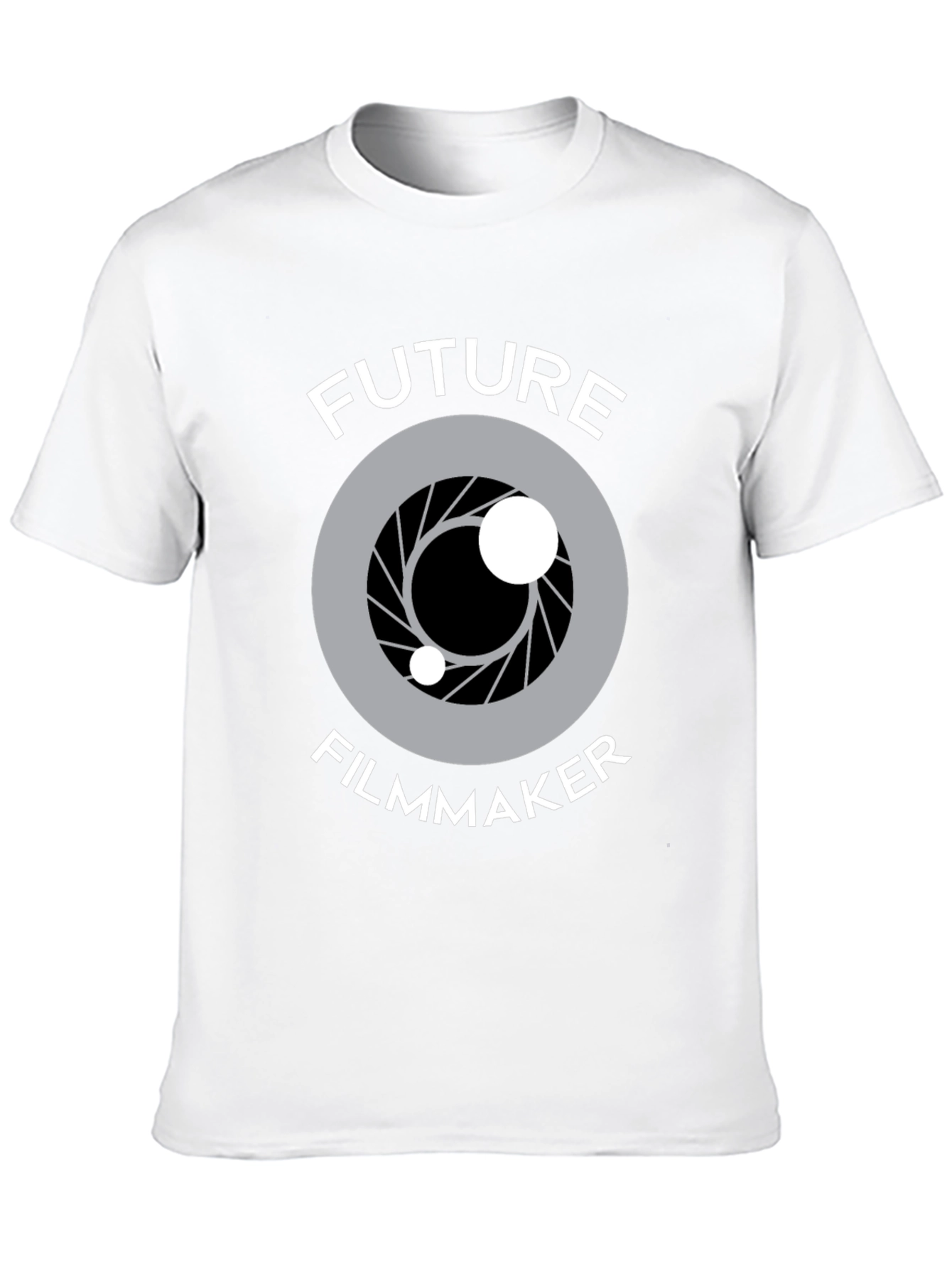 Future Filmmaker T-Shirt - Camera Lens Graphic Tee