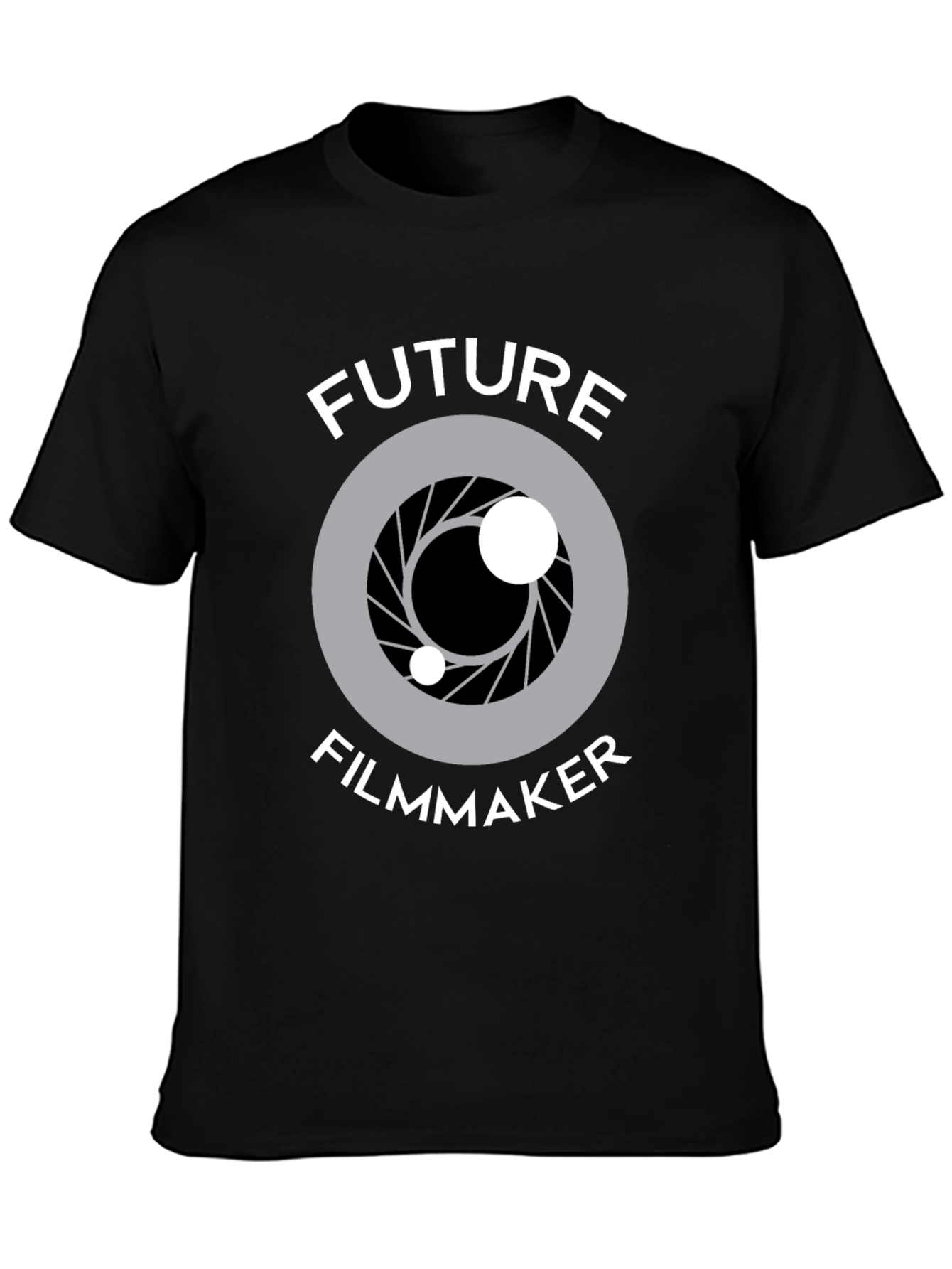 Future Filmmaker T-Shirt - Camera Lens Graphic Tee