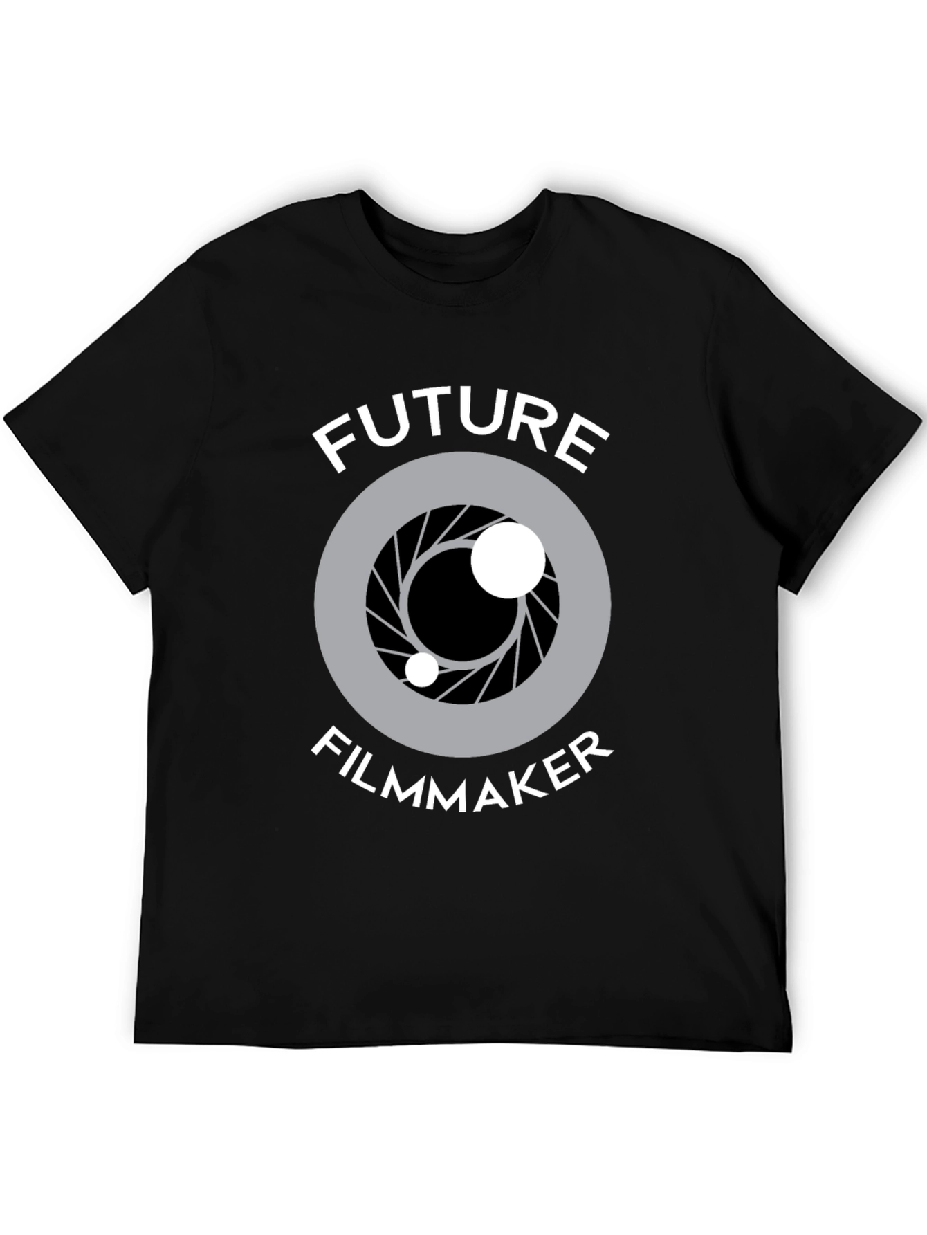 Future Filmmaker T-Shirt - Camera Lens Graphic Tee