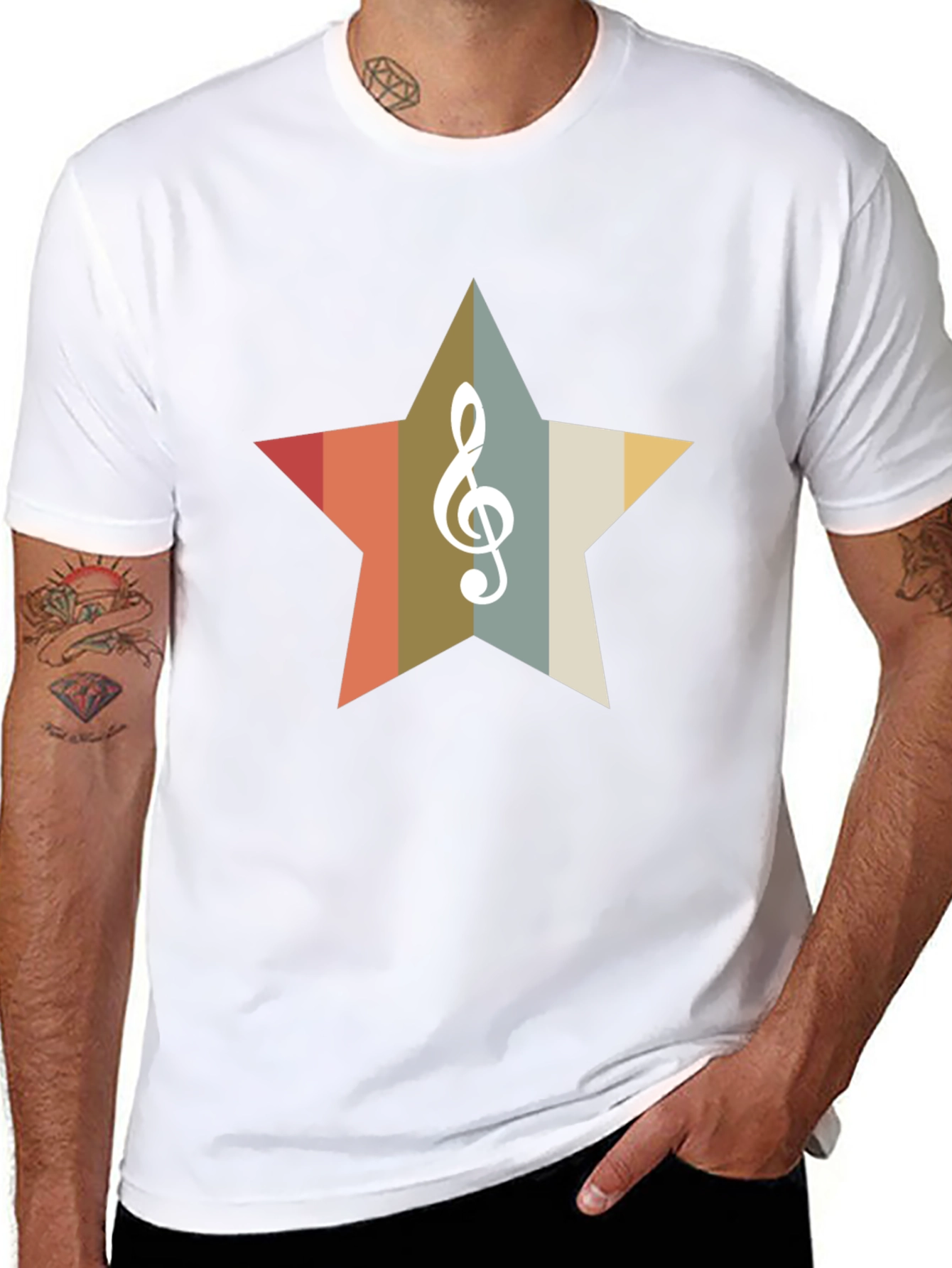Retro Music Star Graphic T-Shirt