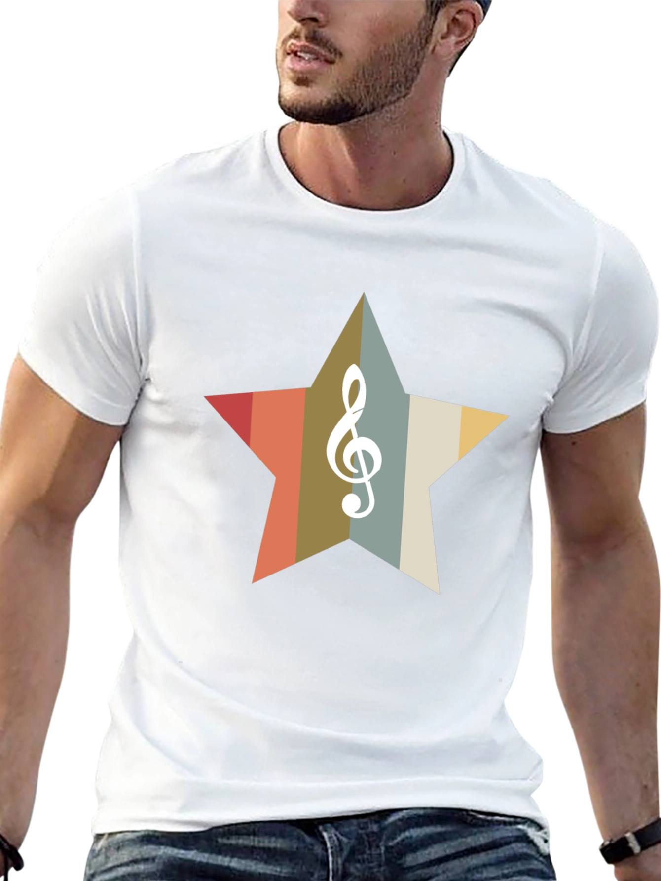 Retro Music Star Graphic T-Shirt
